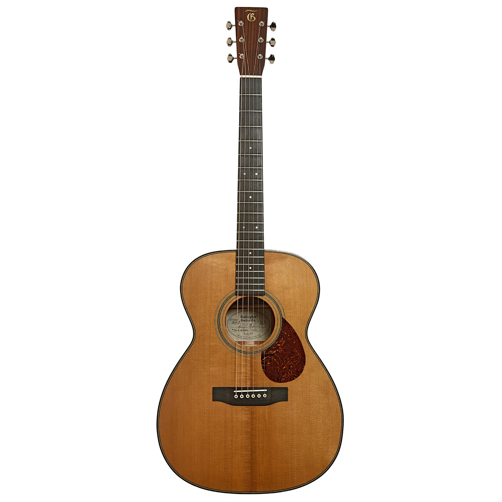 Full front of Gallagher Bluegrass Bell GA Acoustic Guitar