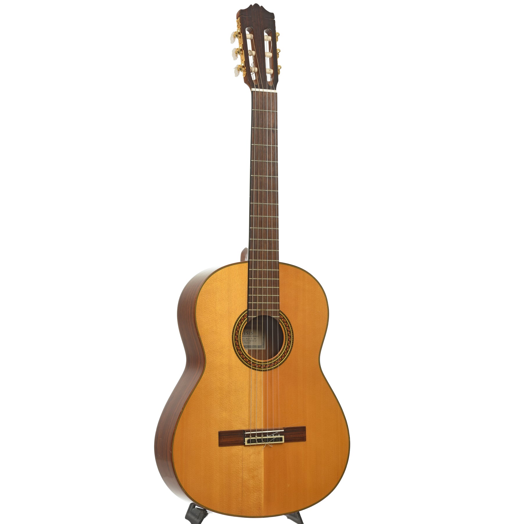 Full front and side of Yamaha CG151S Classical Acoustic Guitar