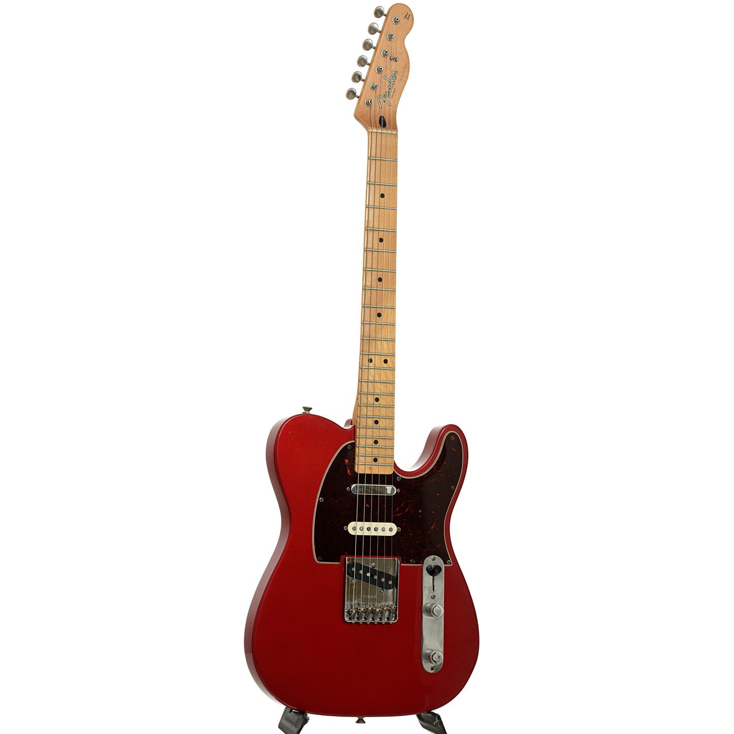 Full front and side of Fender Deluxe Nashville Telecaster Electric Guitar