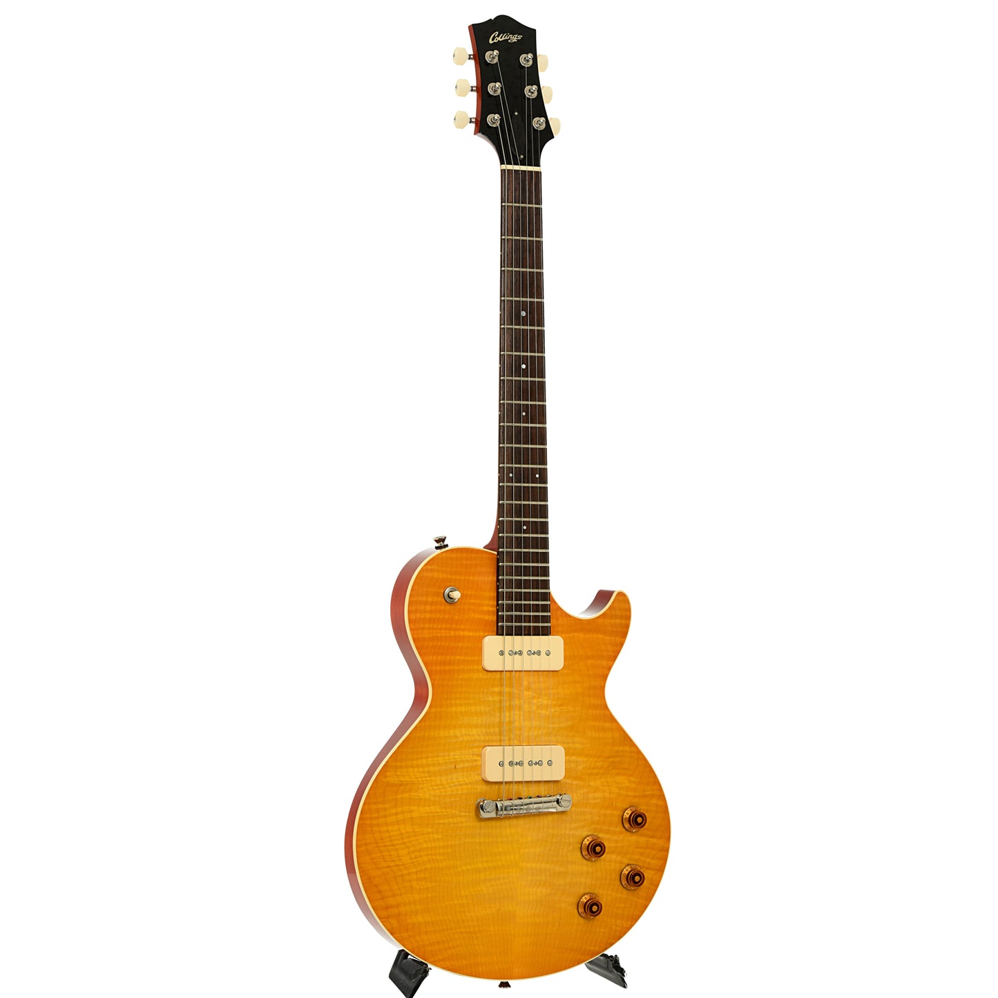 Full front and side of Collings City Limits Electric Guitar