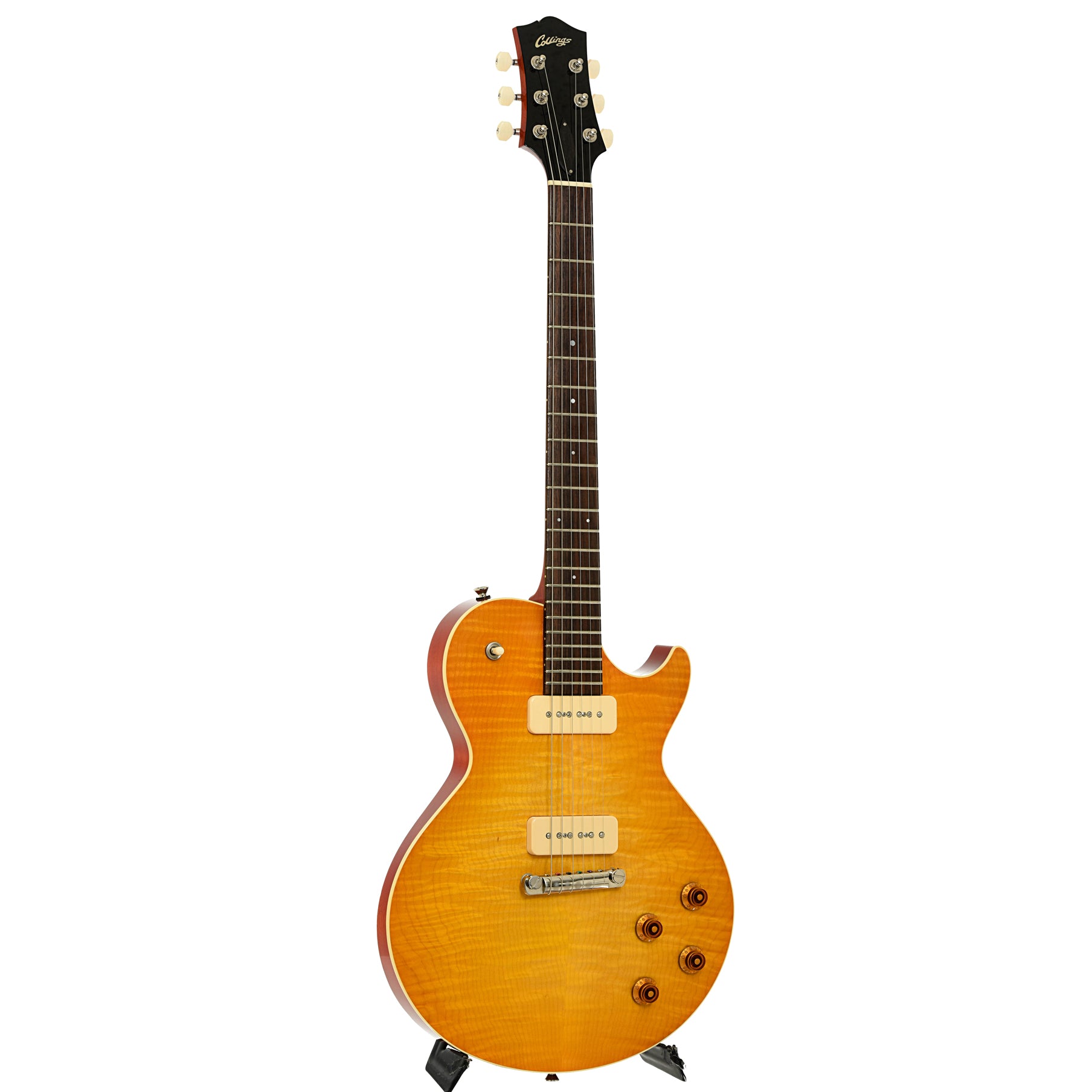 Full front and side of Collings City Limits Electric Guitar