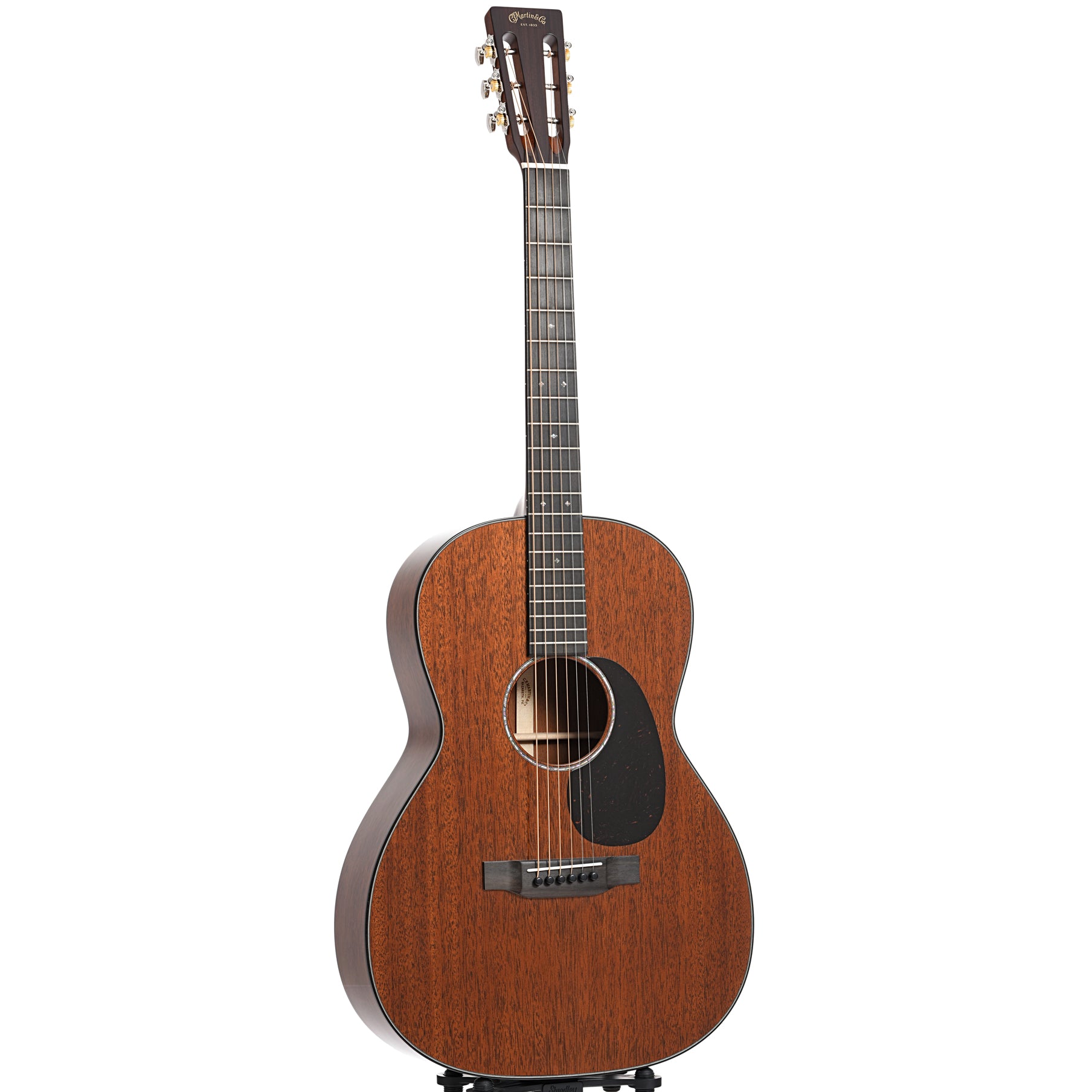 Full front and side of Martin Custom 000 12-Fret Guitar