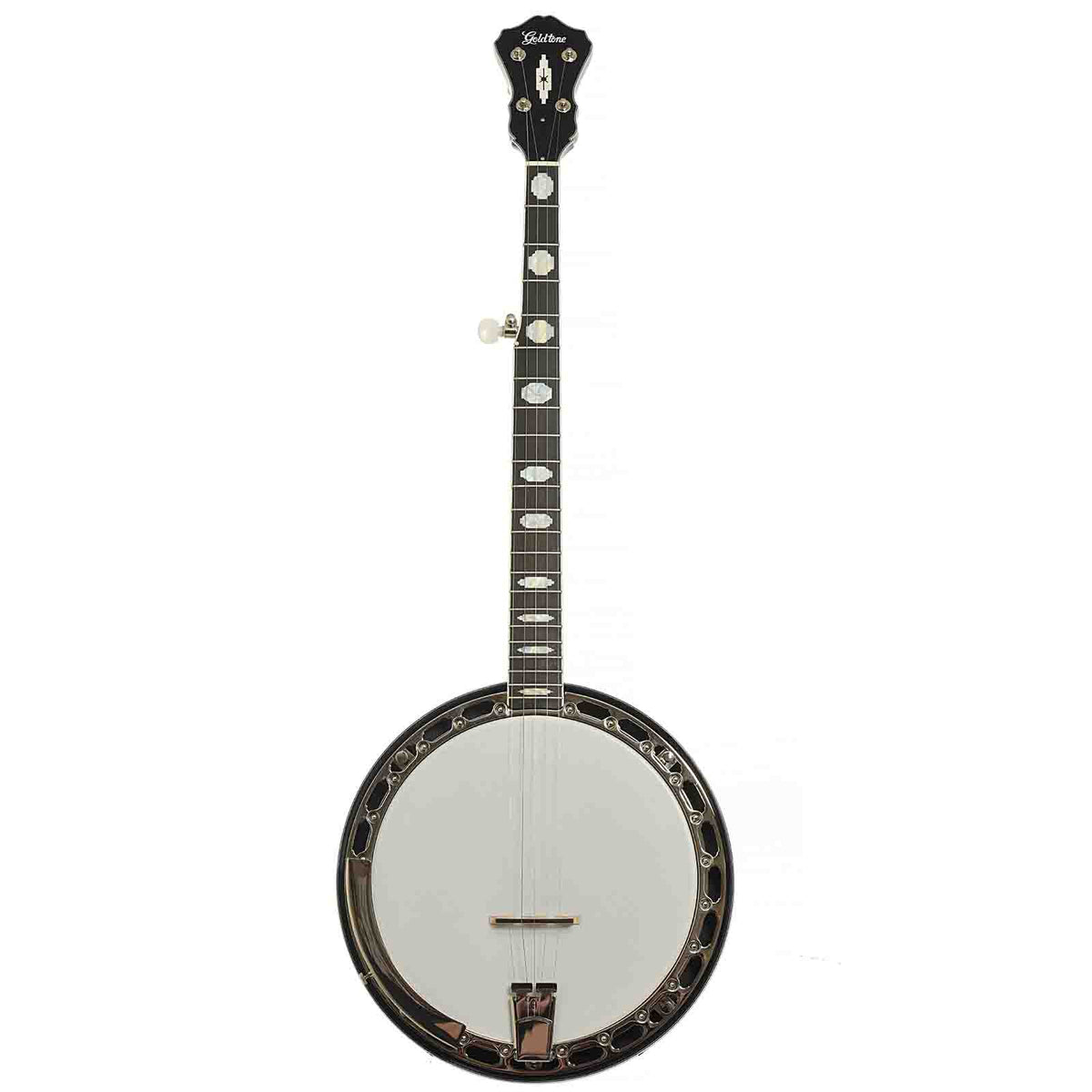 Full Front of Gold Tone Mastertone OB-12 Top Tension Resonator Banjo