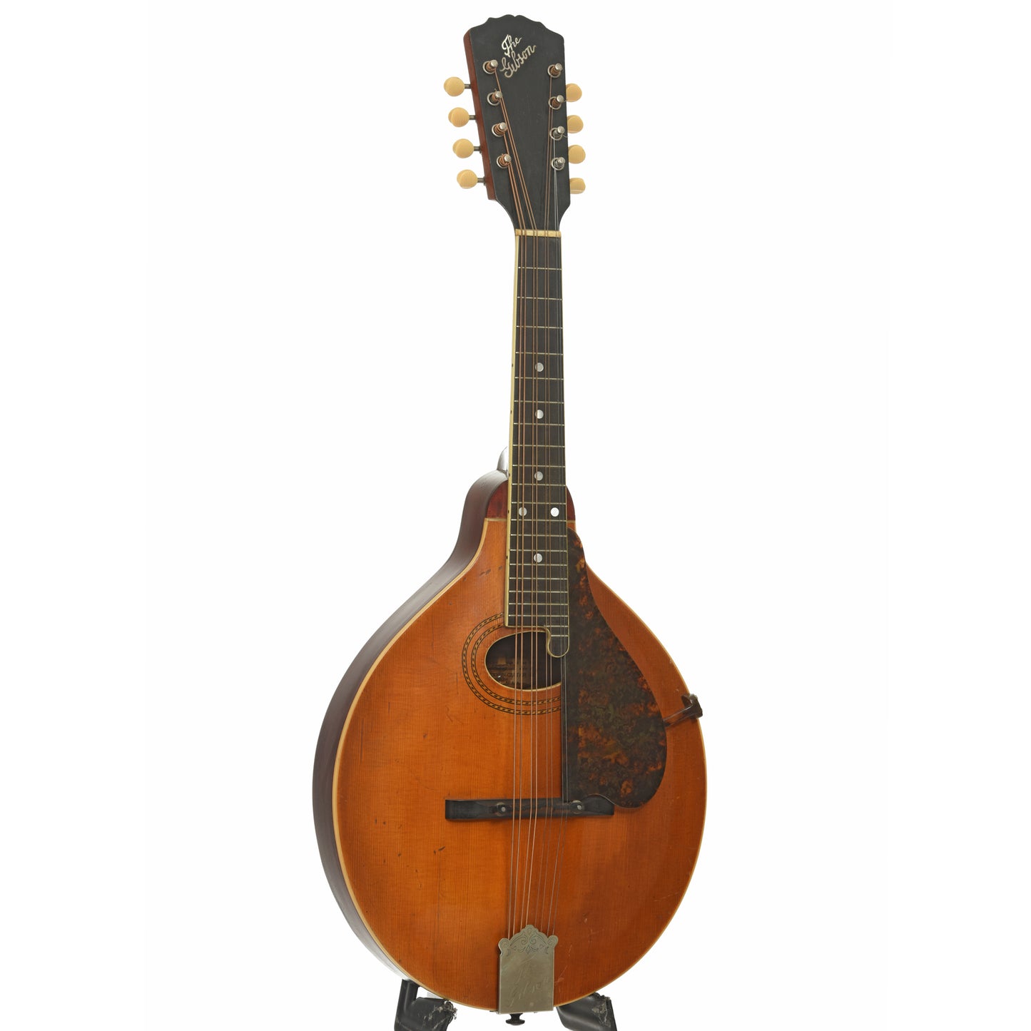 Full front and side of Gibson H-1 Mandola