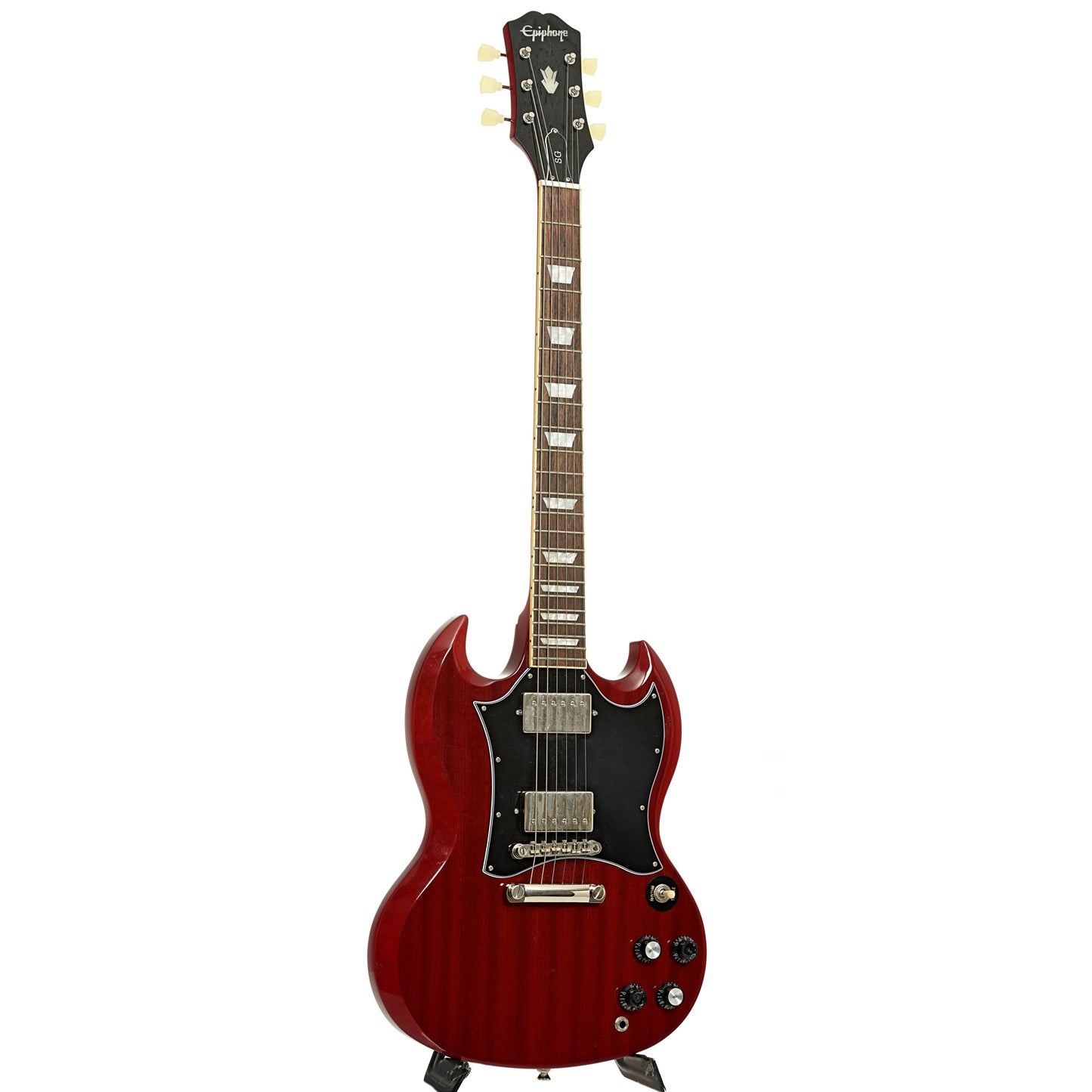 Full Front and side of Epiphone SG Standard Electric Guitar