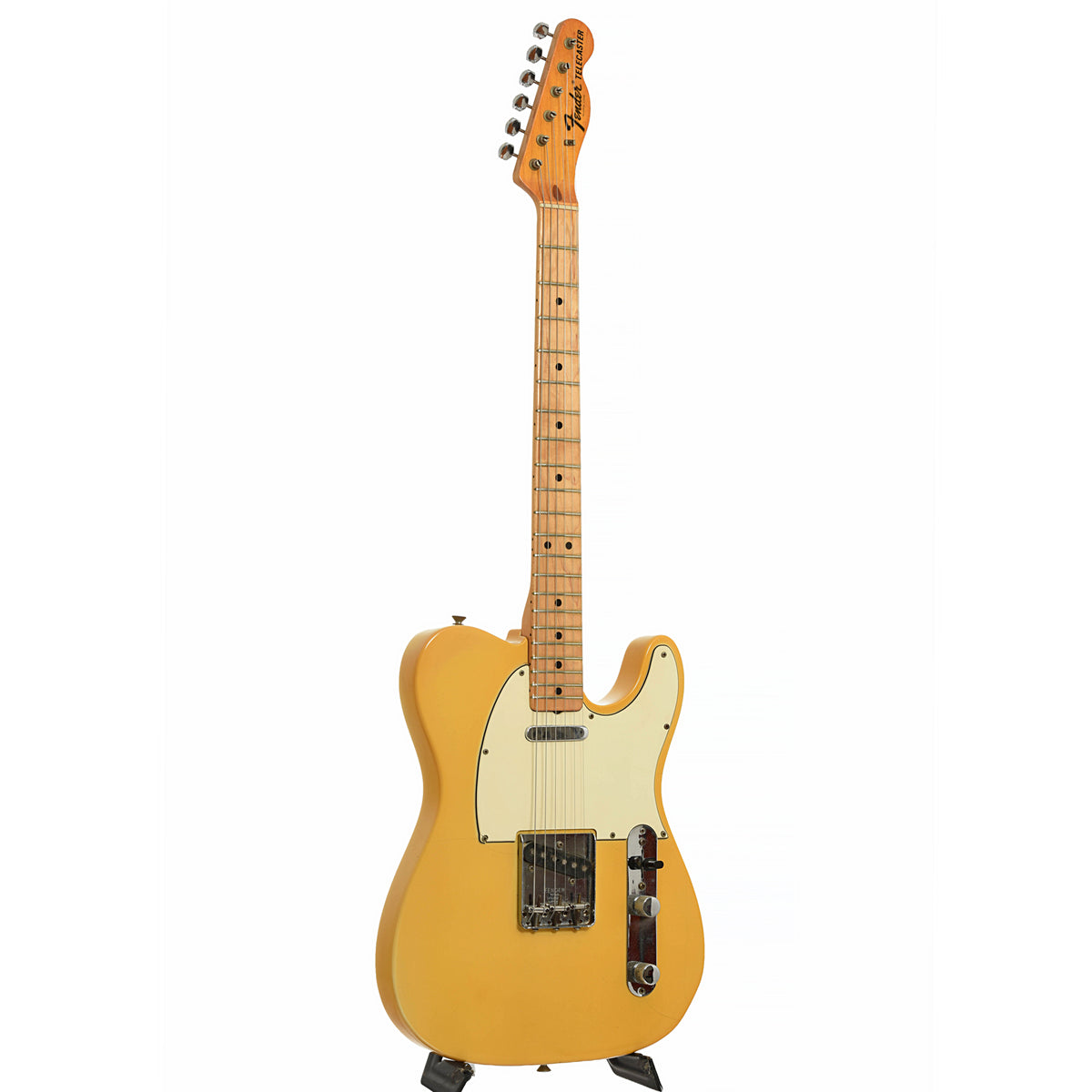 Full front and side of Fender Telecaster Electric Guitar