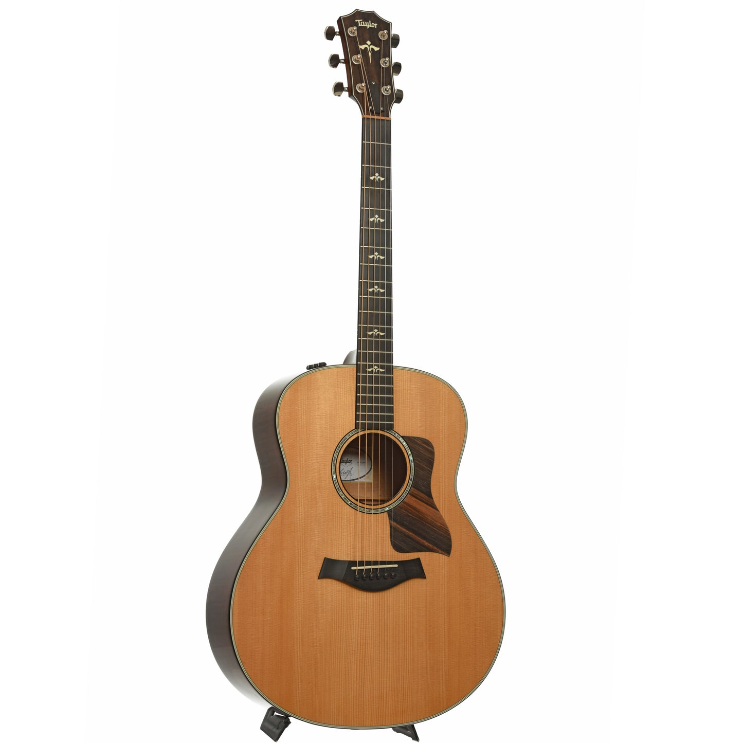 Full front and side of Taylor 618E Acoustic-Electric Guitar 