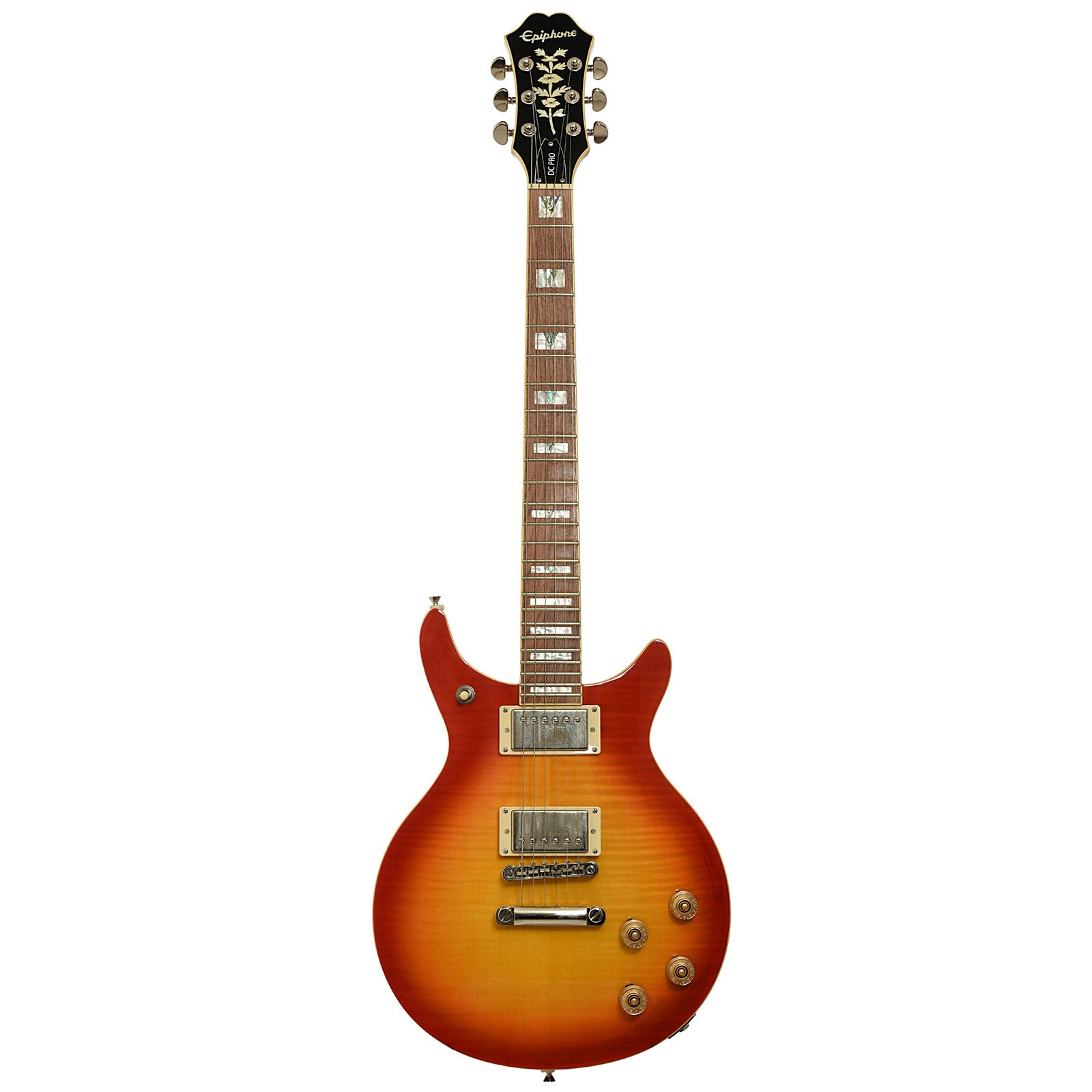 Full front of Epiphone DC Pro Electric Guitar 