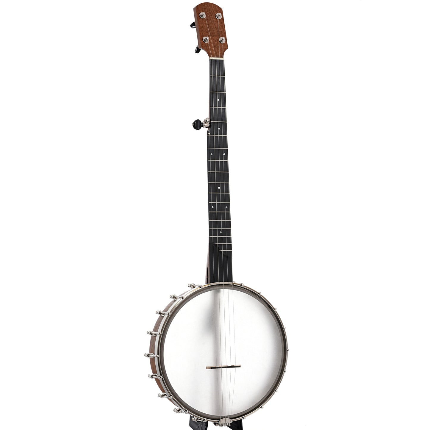 Full front and side of Kevin Enoch 11" Tradesman, Walnut Neck & Rim