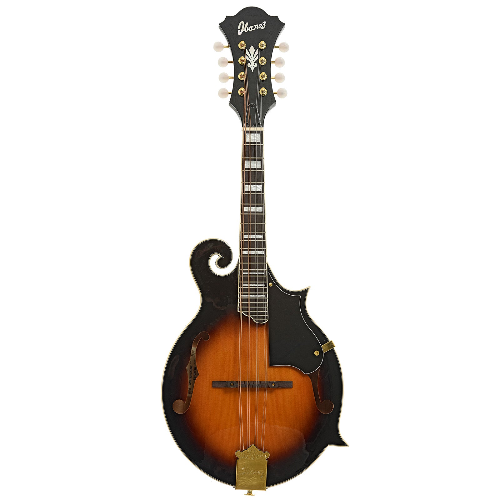 Full front of Ibanez M522S F-Style Mandolin, Brown Sunburst - B-Stock