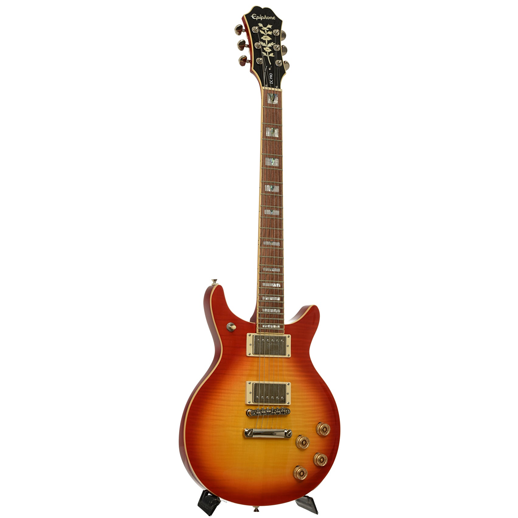 Full front of Epiphone DC Pro Electric Guitar 