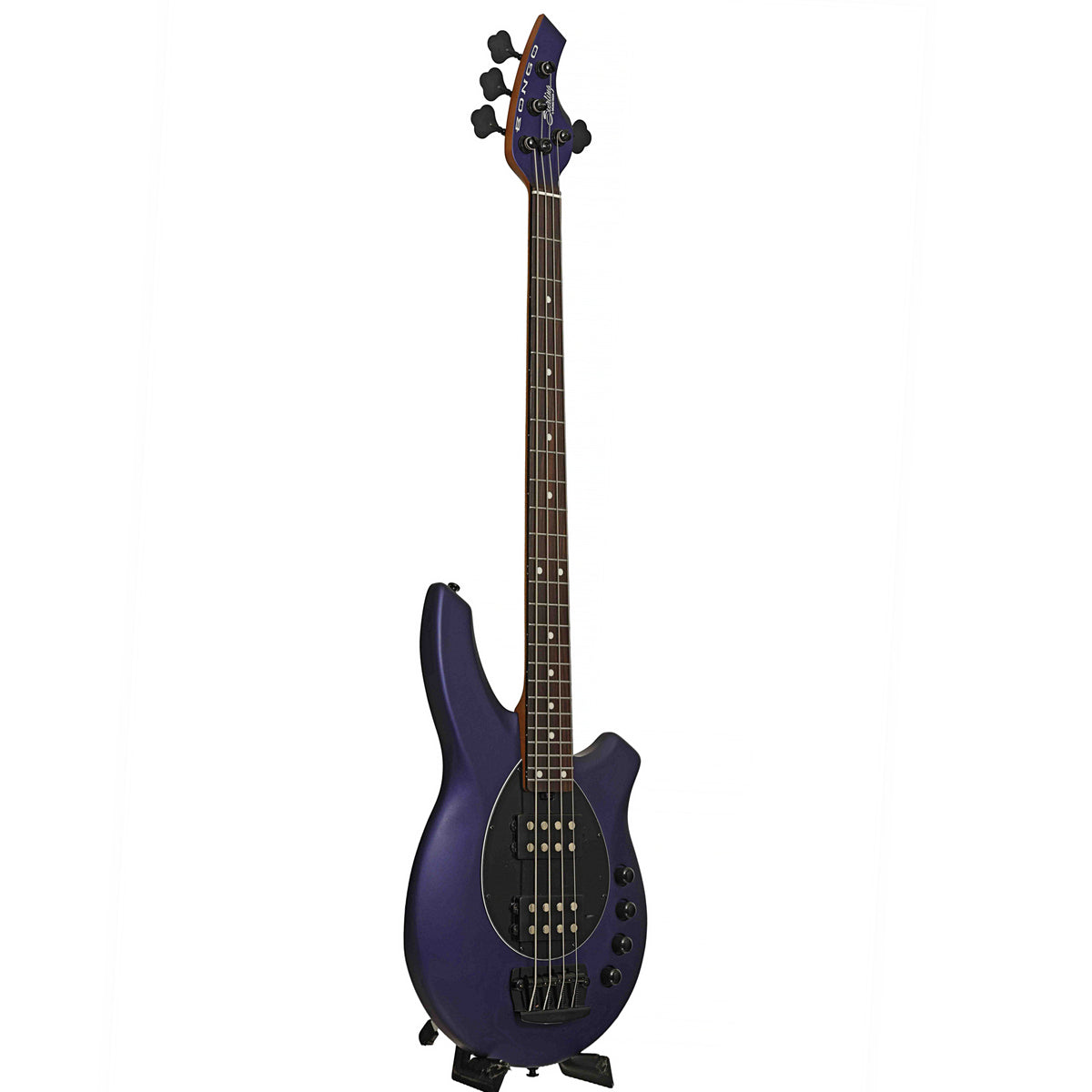 Sterling by Music Man Bongo Electric Bass Guitar, Firemist Purple Satin