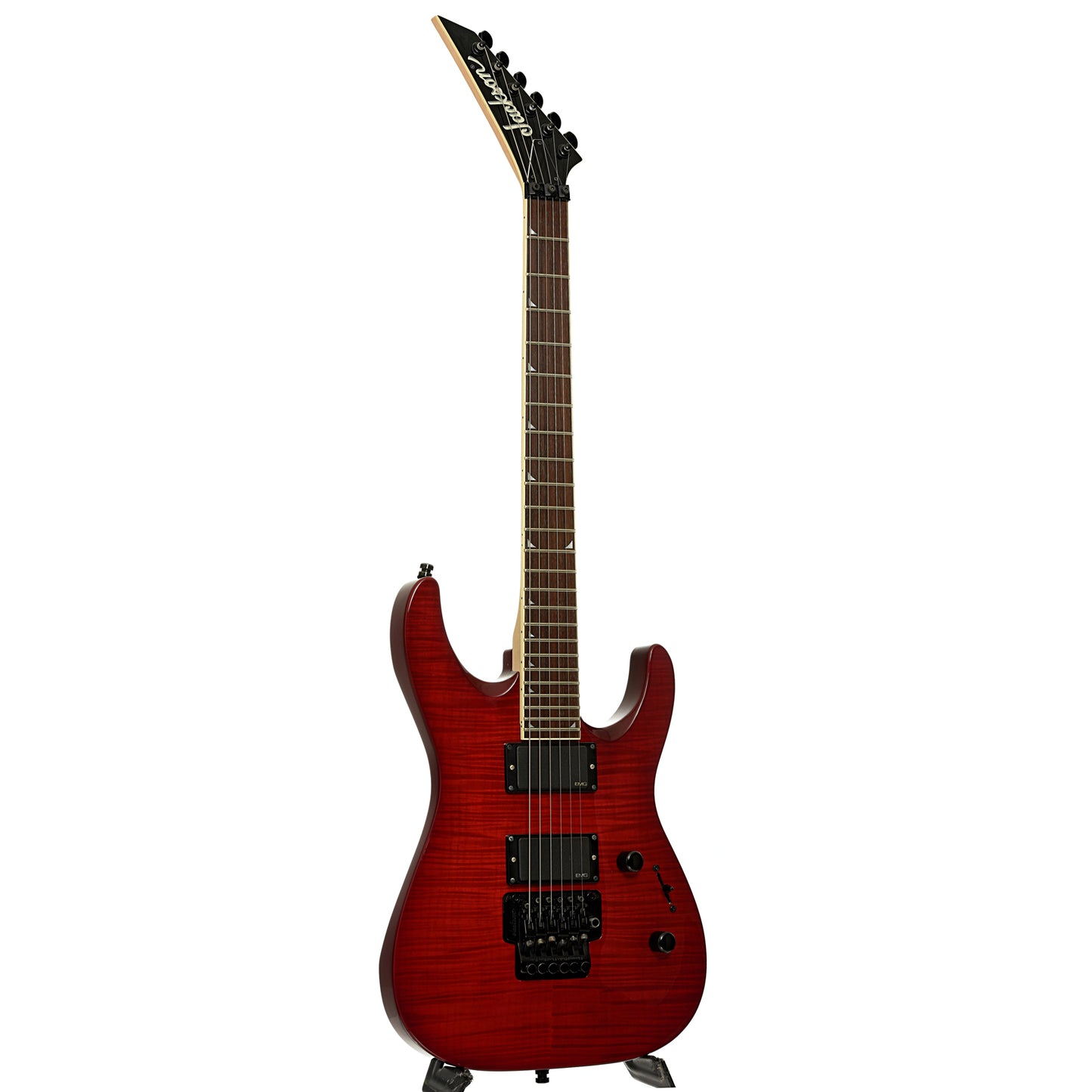 Full front and side of Jackson DKMG Electric Guitar