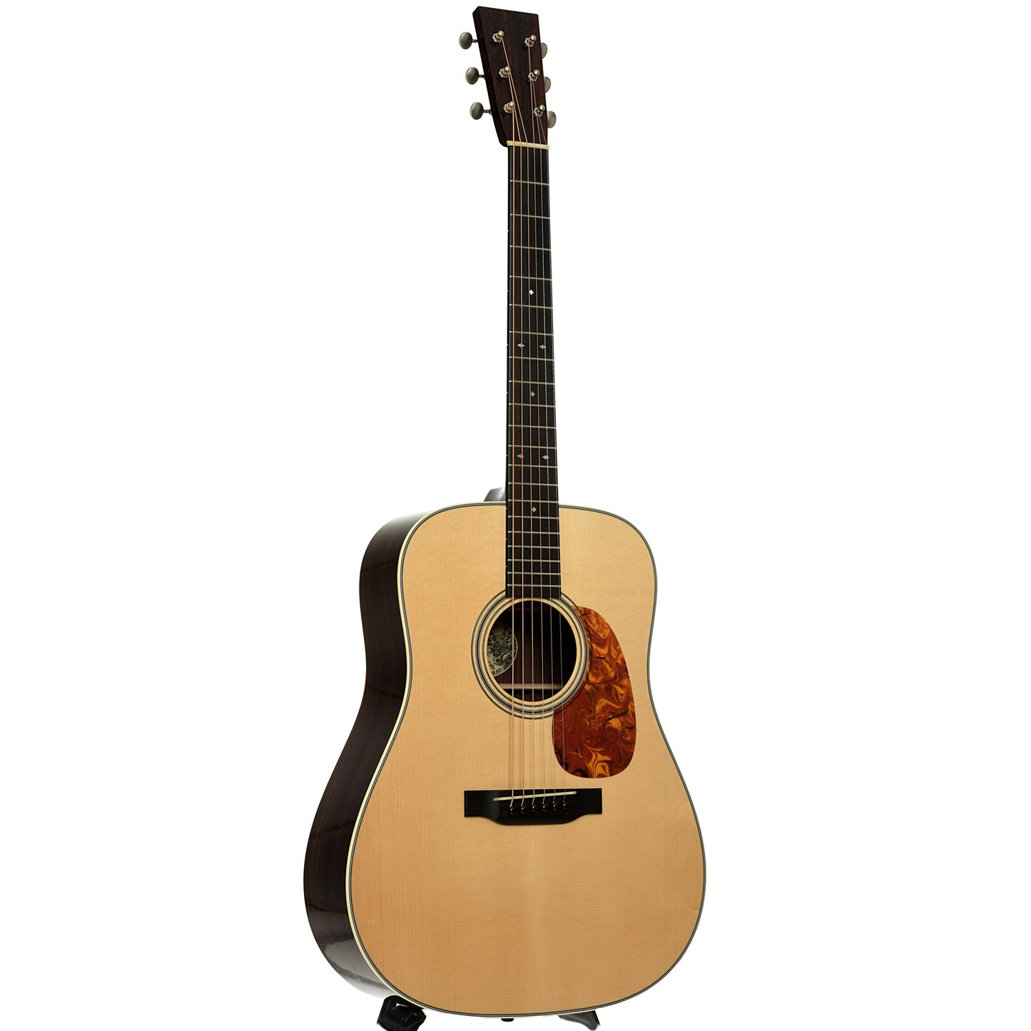 Full front and side of Collings D2 A HC Hill Country Dreadnought Acoustic Guitar