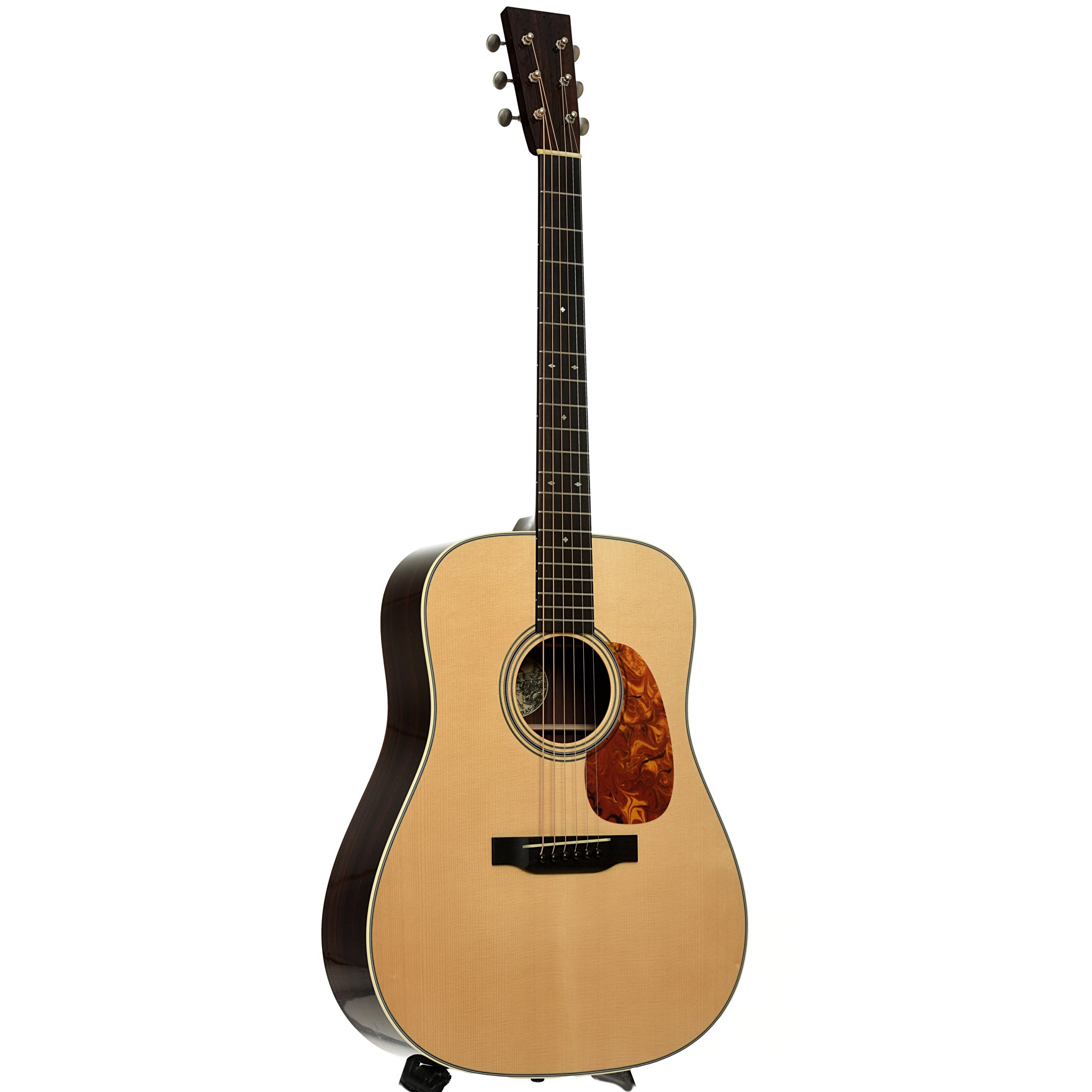 Full front and side of Collings D2 A HC Hill Country Dreadnought Acoustic Guitar