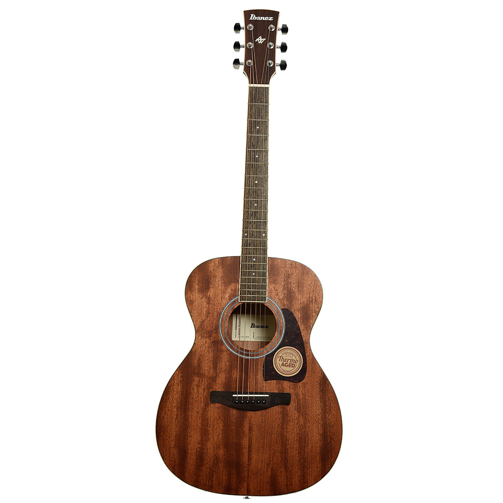 Full front of 
Full front of Ibanez AC340 Artwood Acoustic Guitar, Open Pore Natural