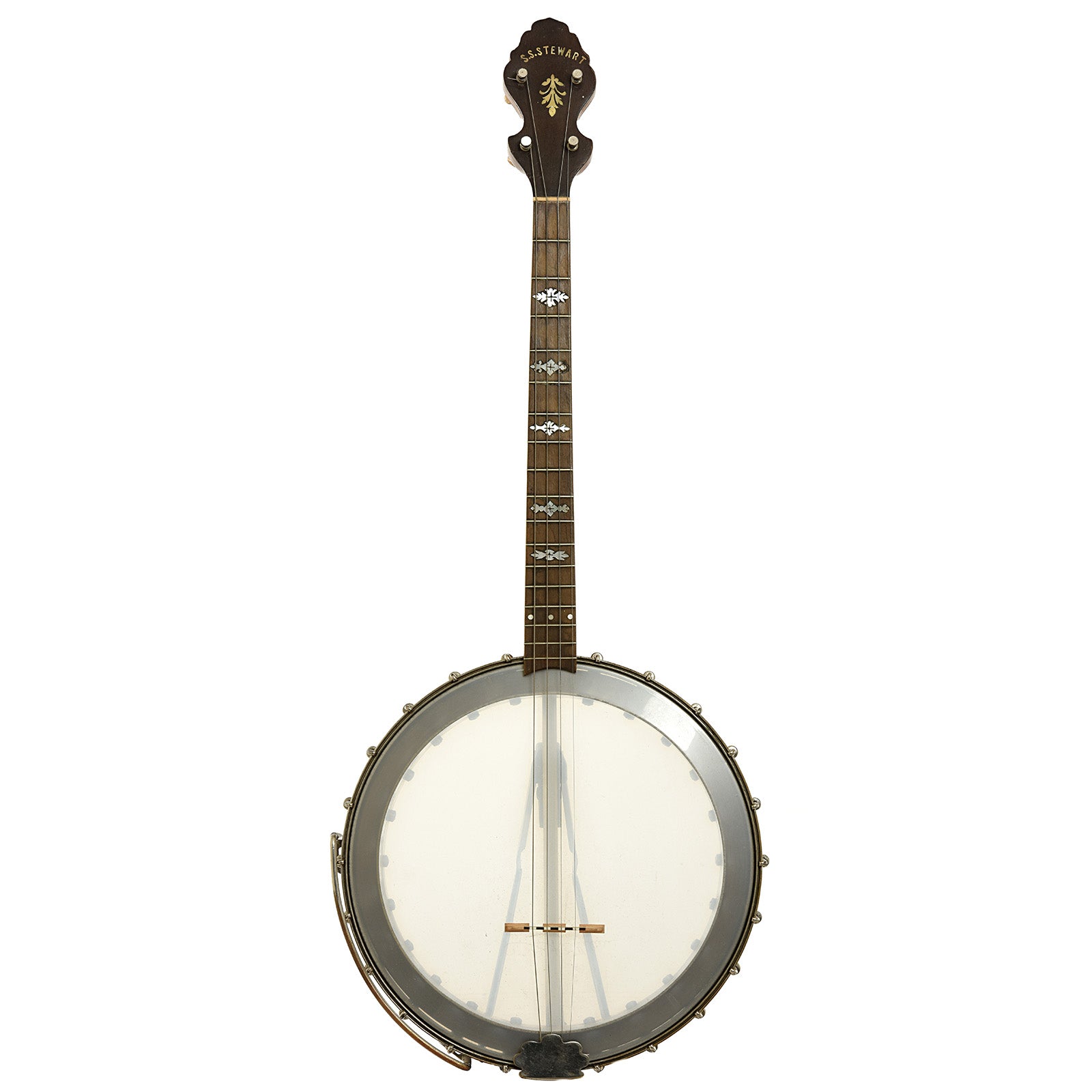 Full front of S.S. Stewart Tenor Banjo