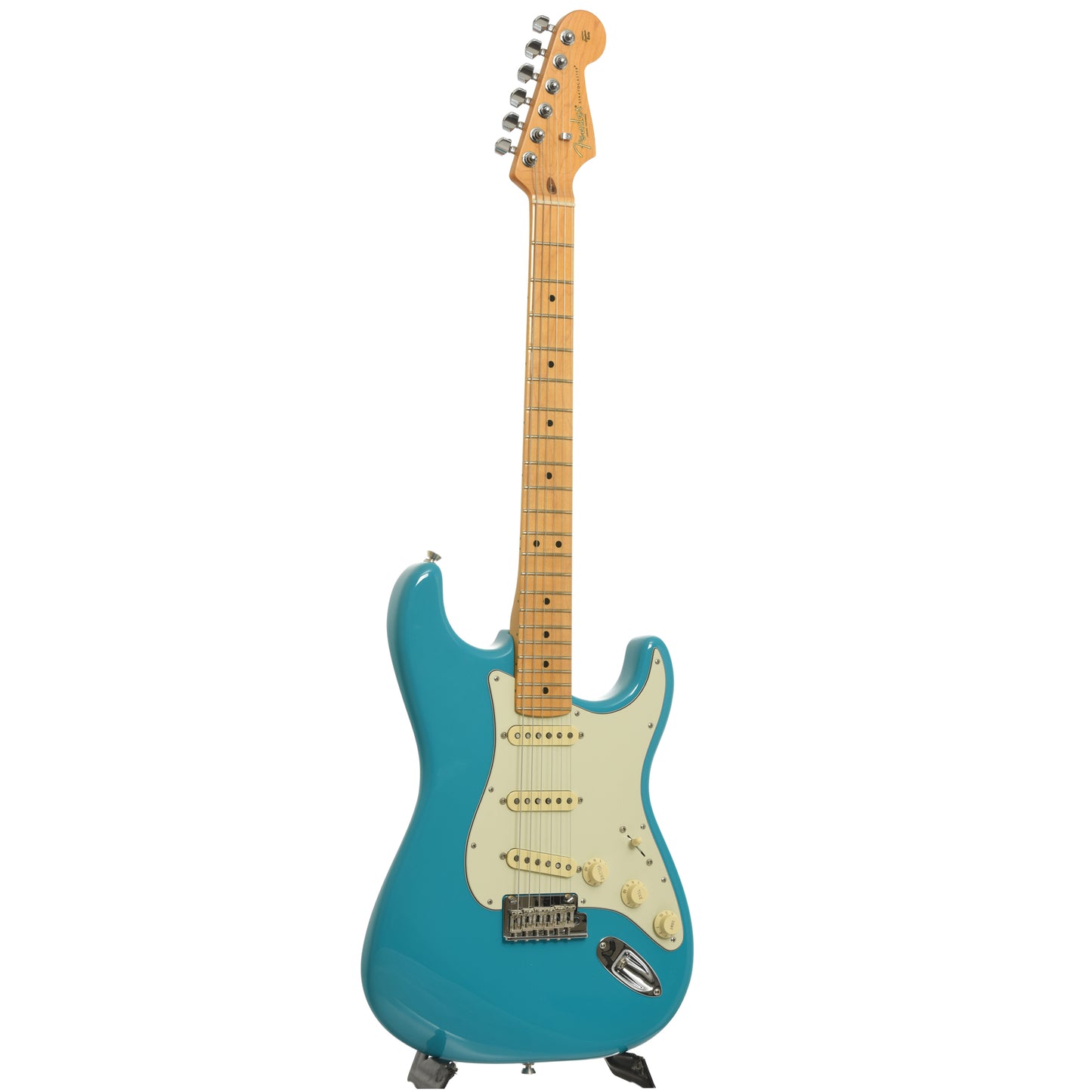Full front and side of Fender American Professional II Stratocaster Electric  Guitar