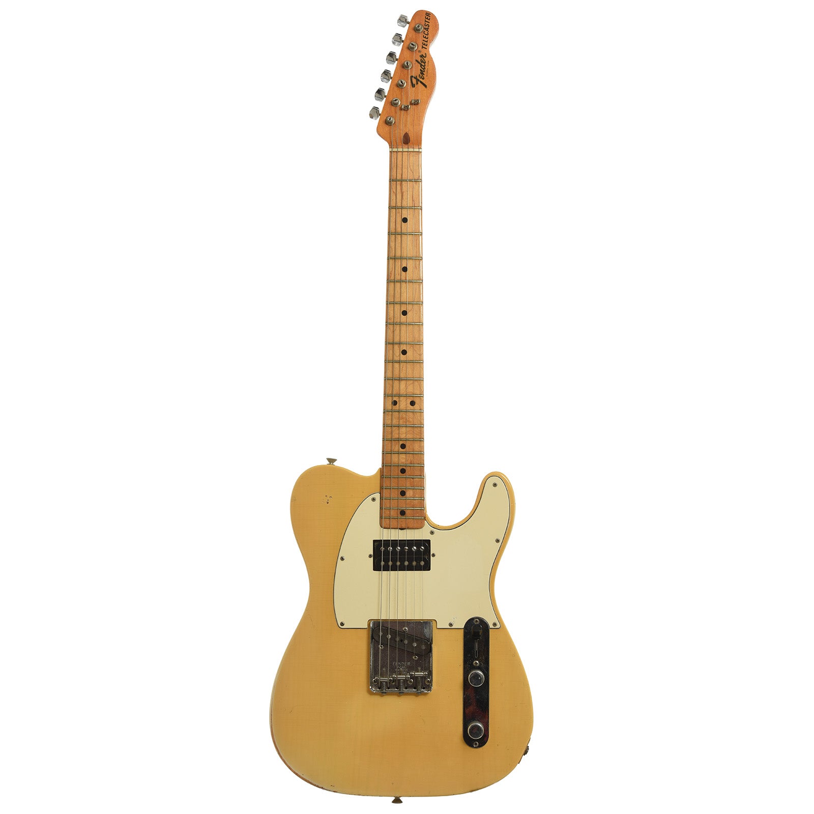 Full front of Fender Telecaster Electric Guitar  