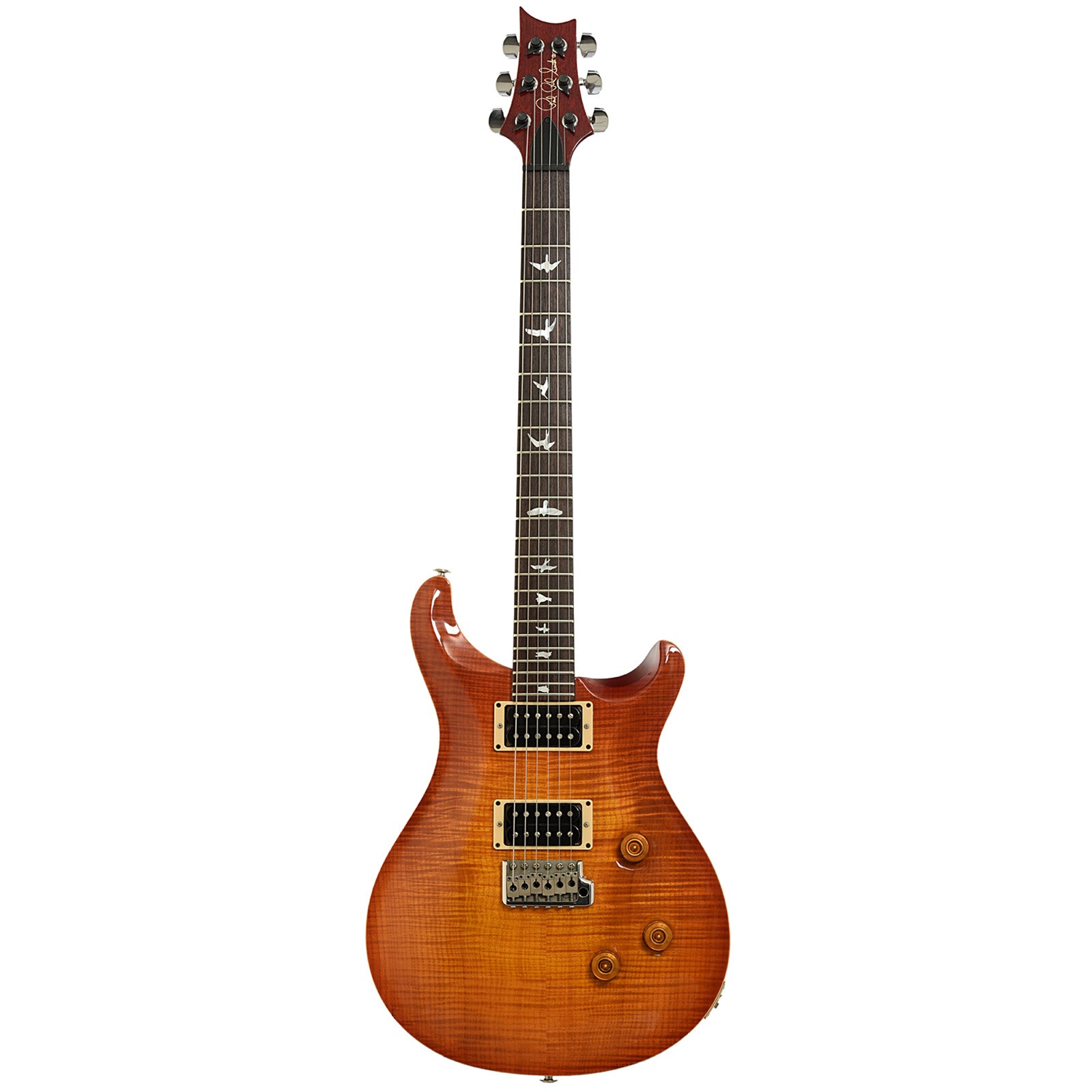 Full front of PRS Custom 24 10 Top Electric Guitar