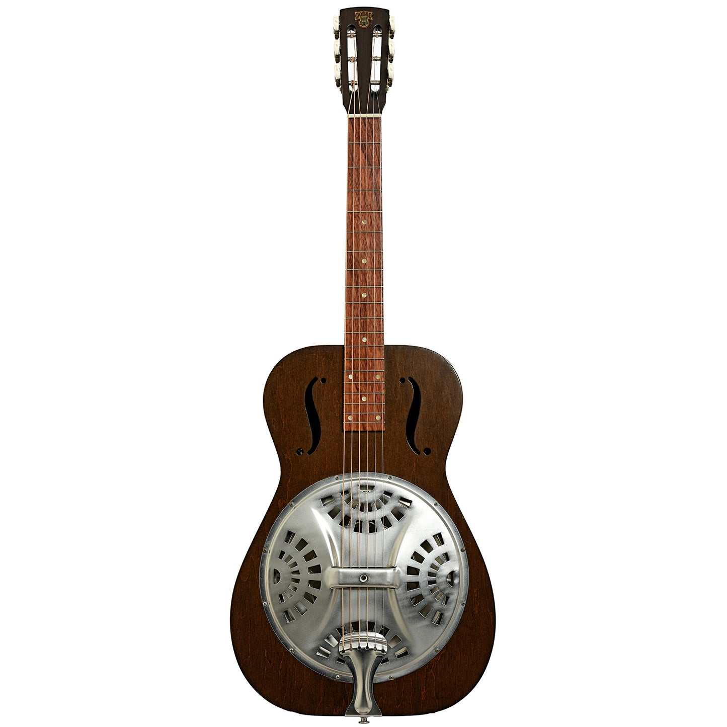 Full front of Dobro F-60 DS Squareneck Resonator Guitar 