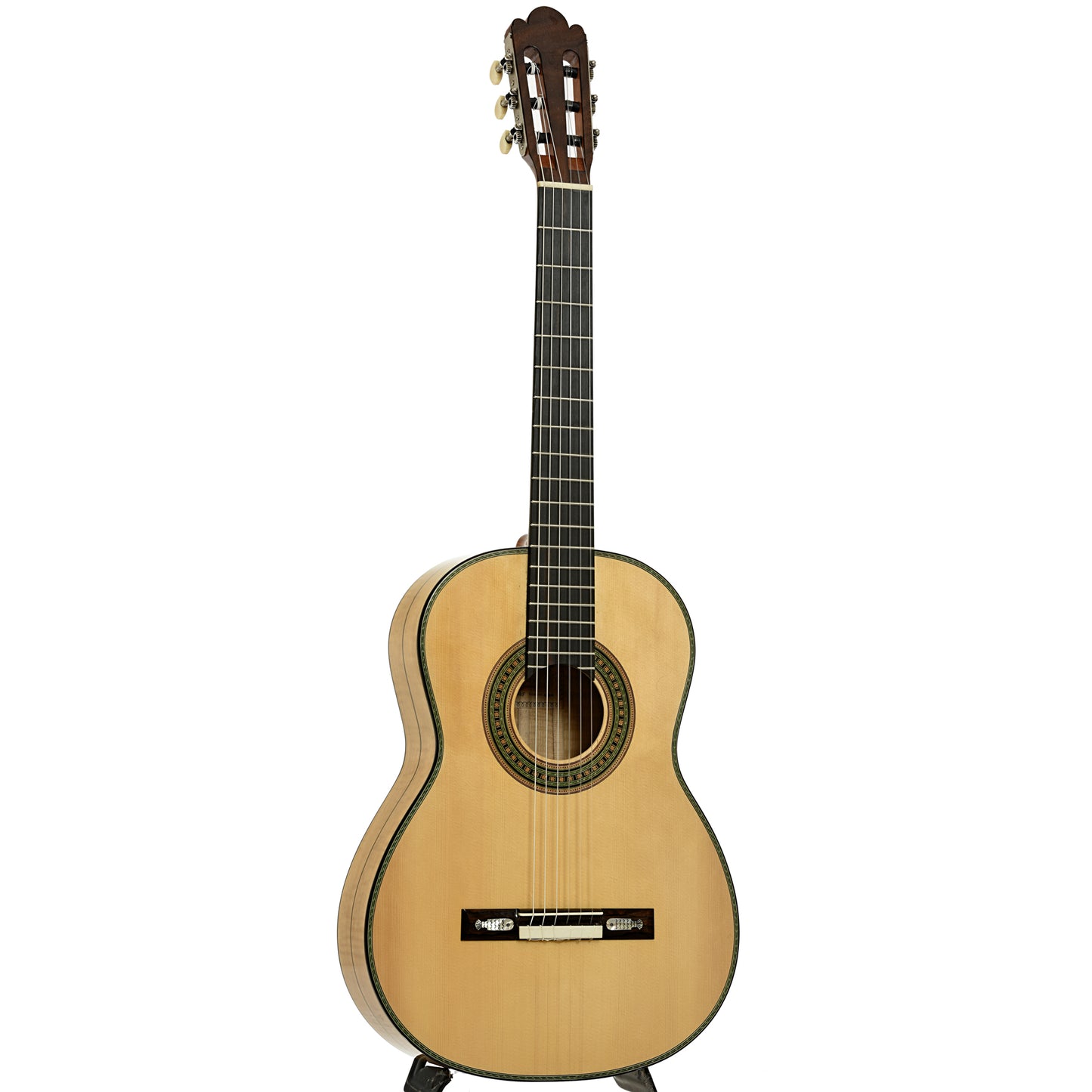 Full front and side of Jellinghaus Antonio De Torres 1883 Replica SE49 Acoustic Guitar