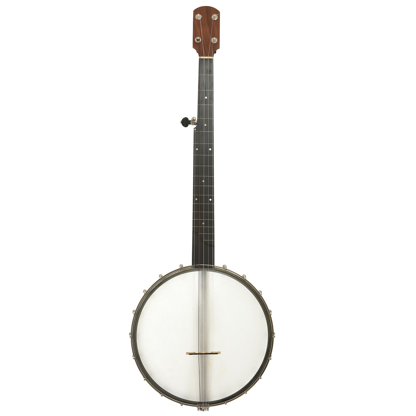 Full front of Enoch Tradesman Flush Fret Openback Banjo 
