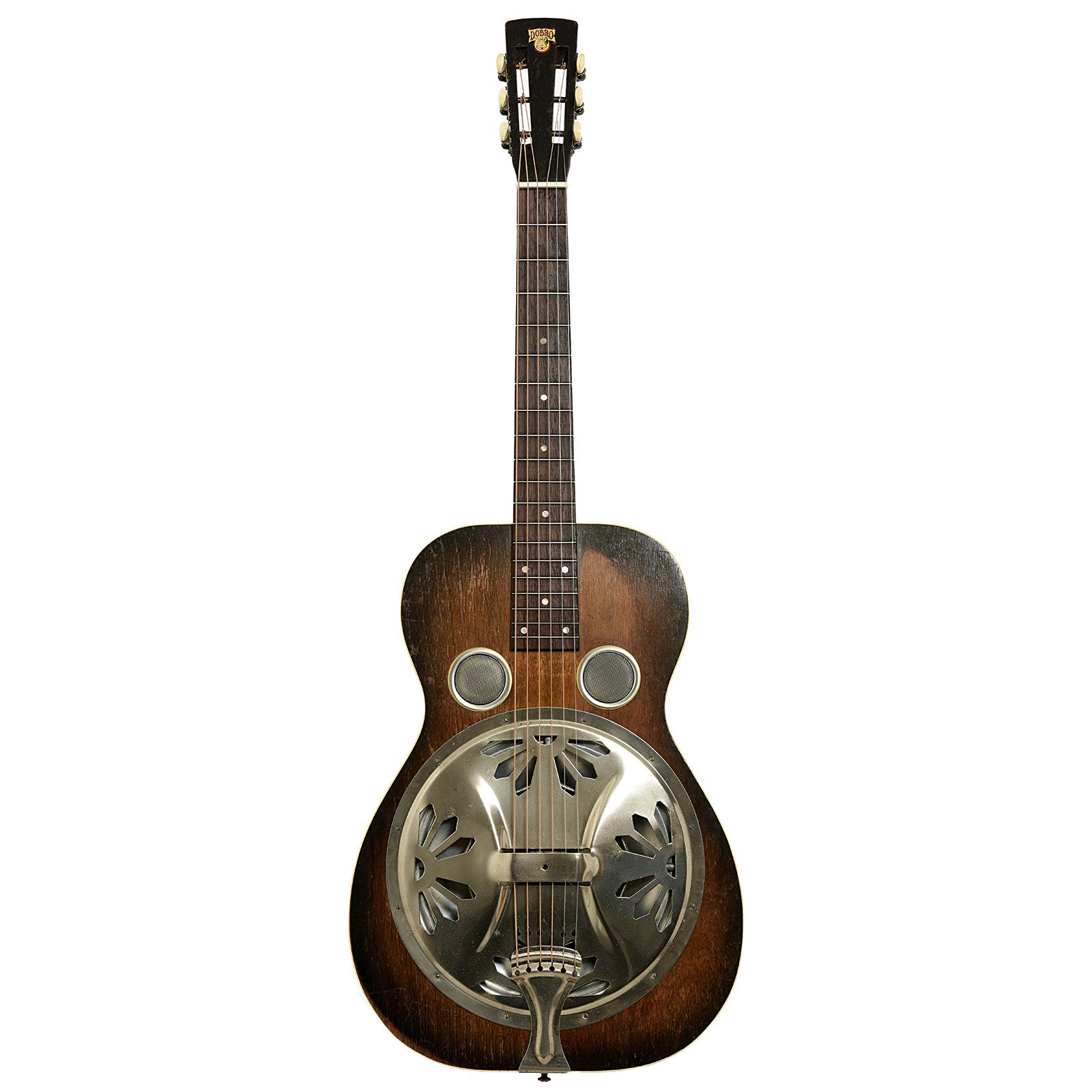 Full front of Dobro Model 27 Squareneck Resonator Guitar
