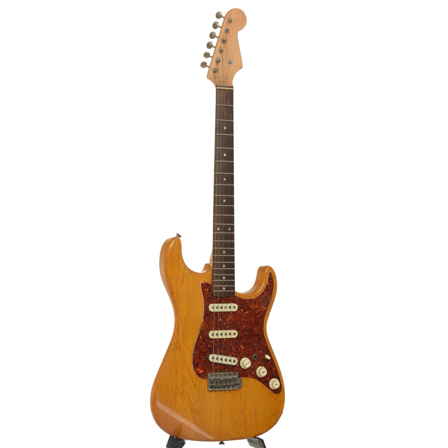 Full front and side of Parts Part-o-Caster Electric Guitar