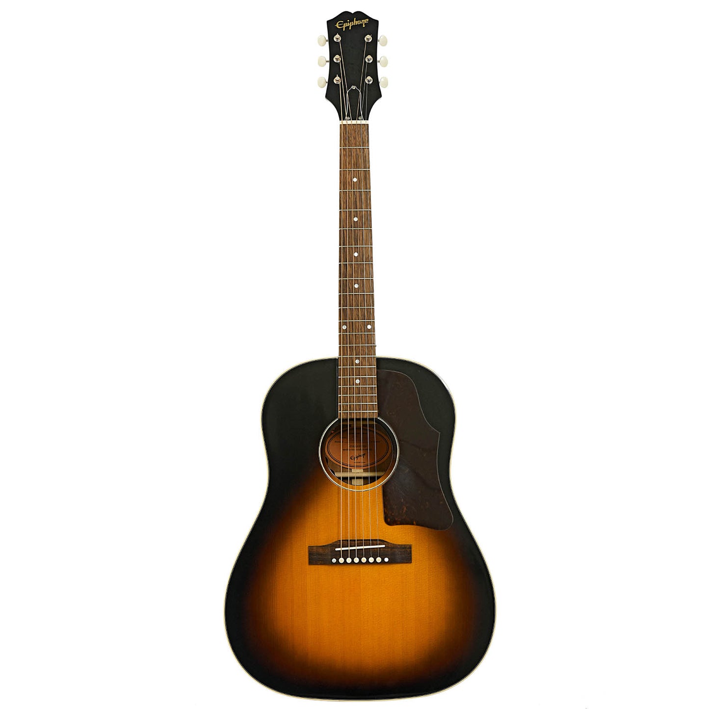 Full front of Epiphone Inspired by Gibson J-45 Acoustic Guitar