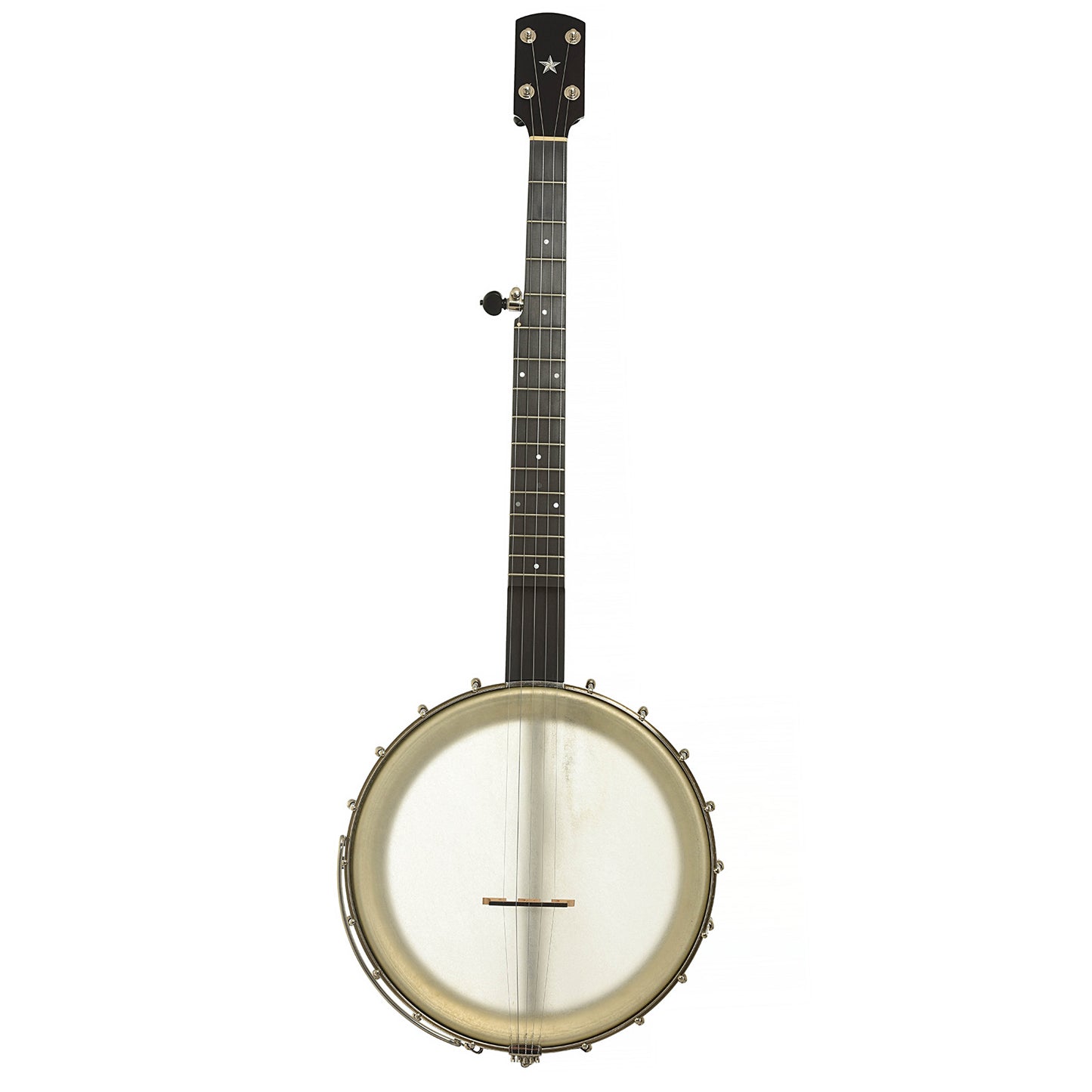 Full front of Enoch Dobson Open Back Banjo