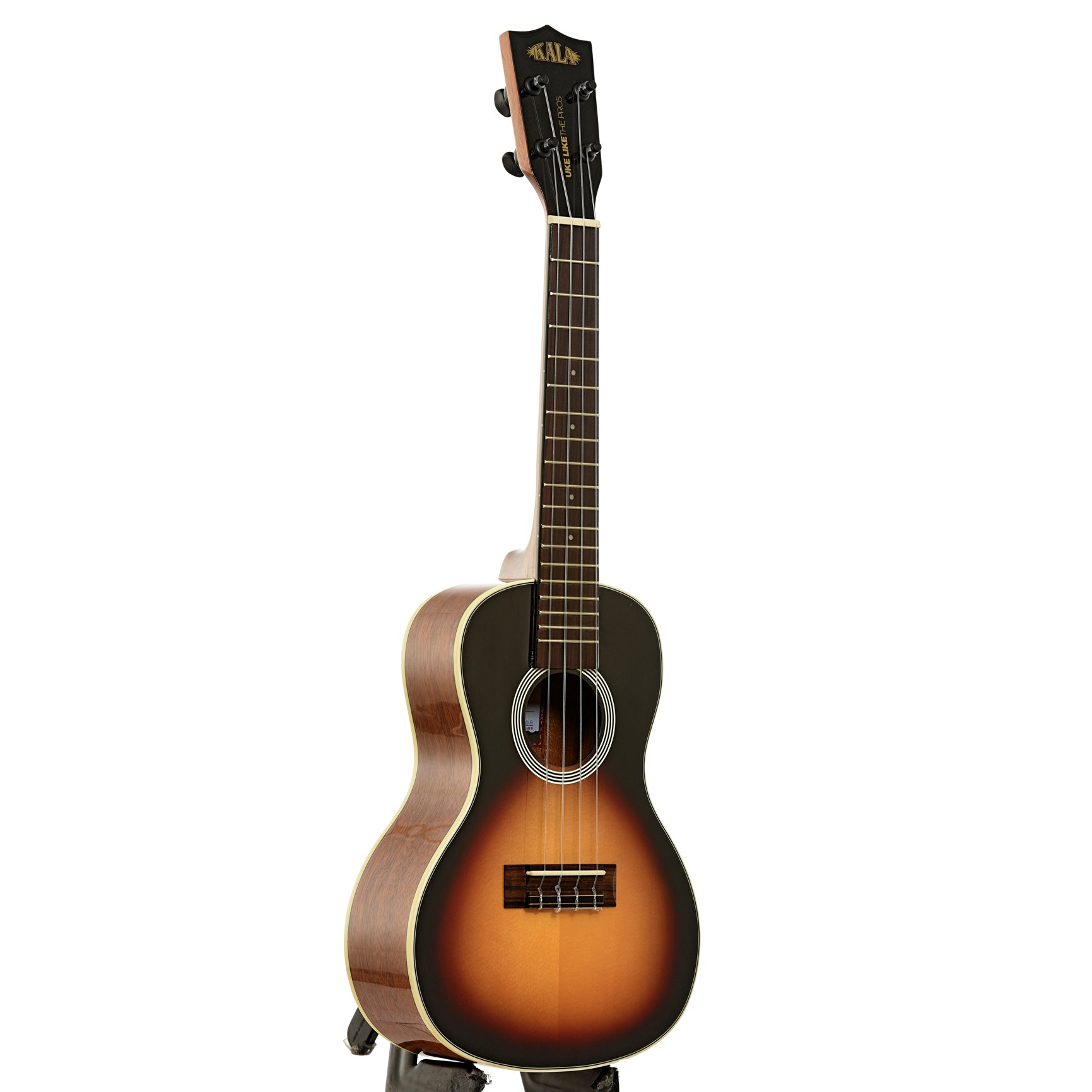 Full front and side of Kala  ULTP-SSMHG-C Concert Ukulele