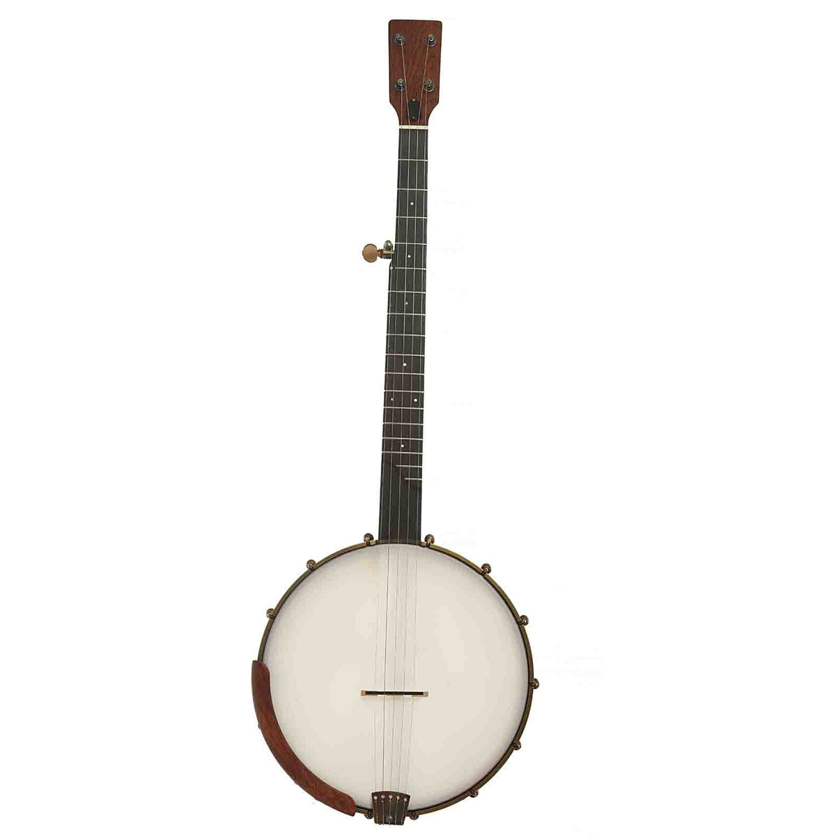 Full Front of Ome Tupelo Cherry 12 in. Openback Banjo