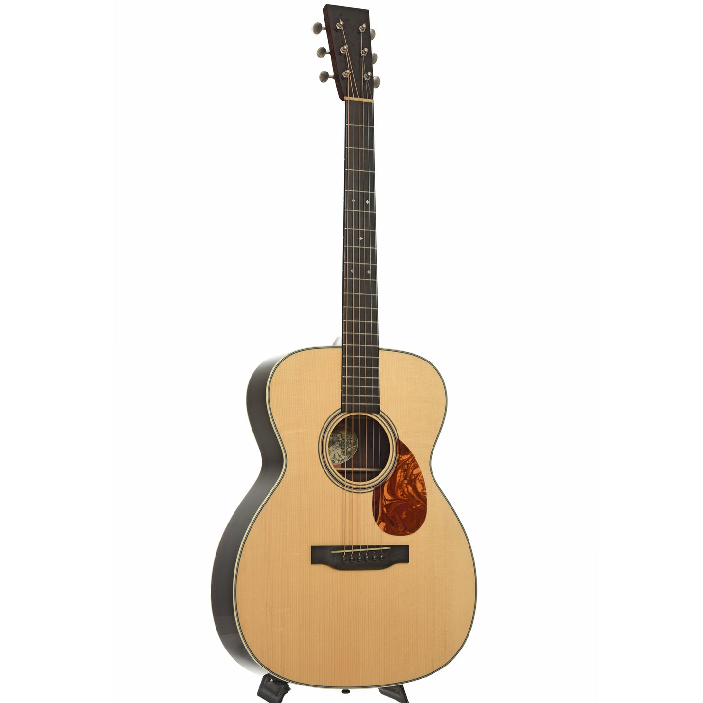 Full flont  and side of Collings Hill Country OM2 A HC Acoustic Guitar