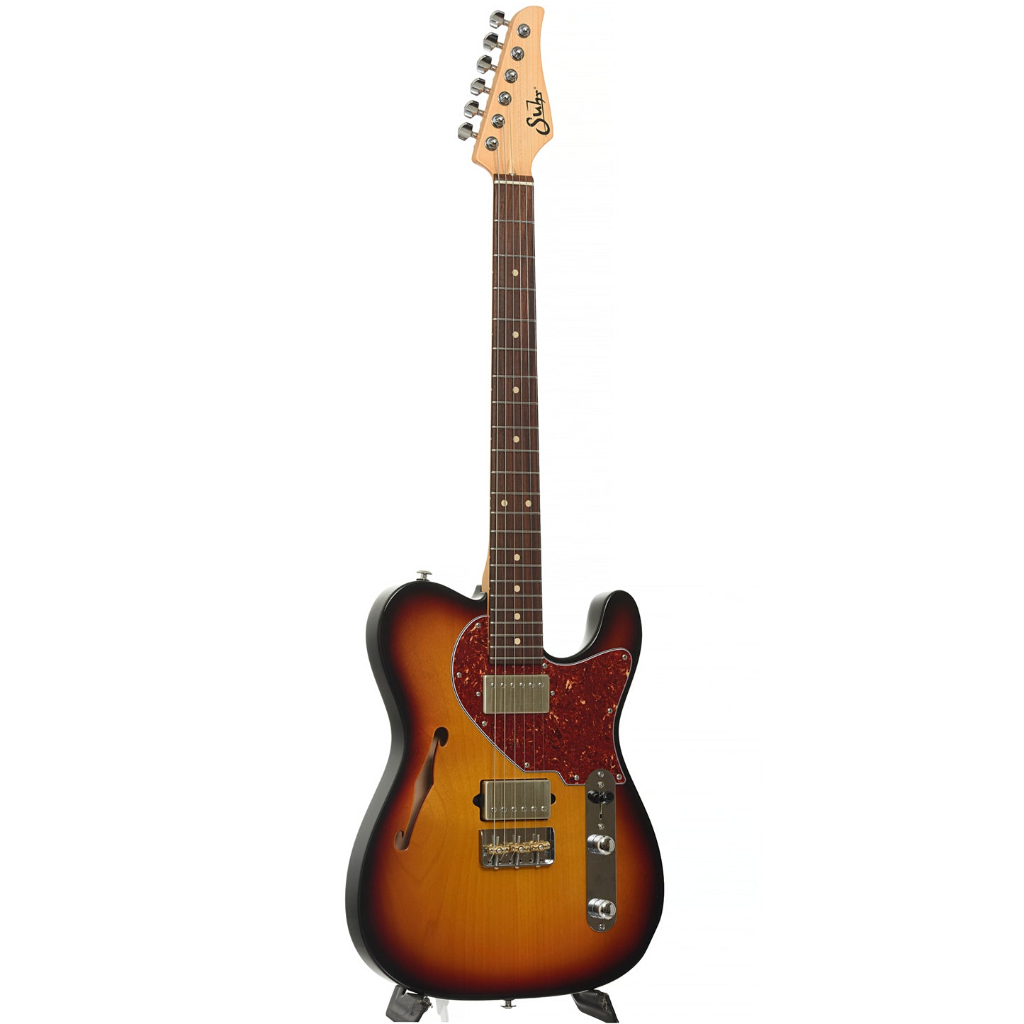 Full front and side of Suhr Alt T Electric Guitar