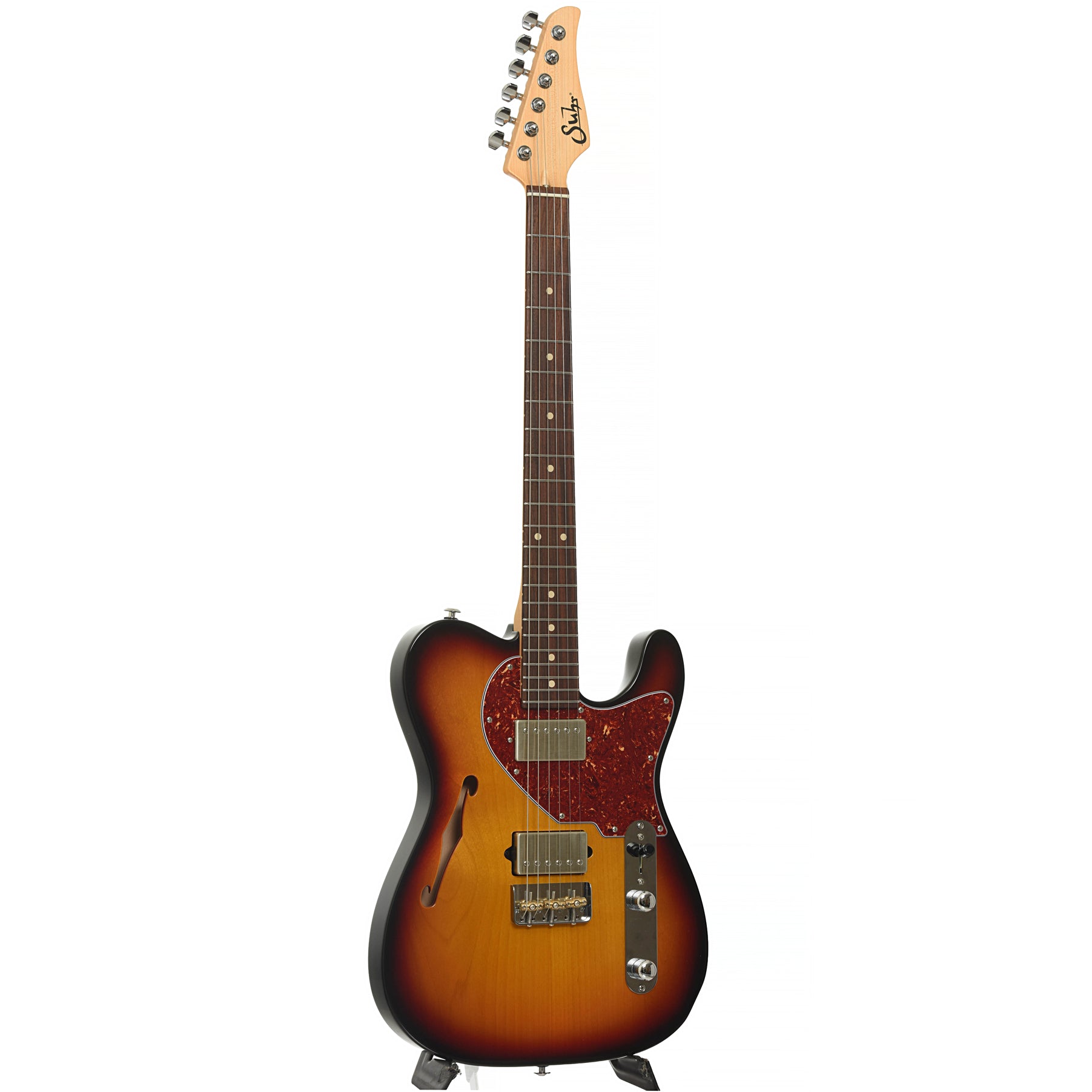 Full front and side of Suhr Alt T Electric Guitar