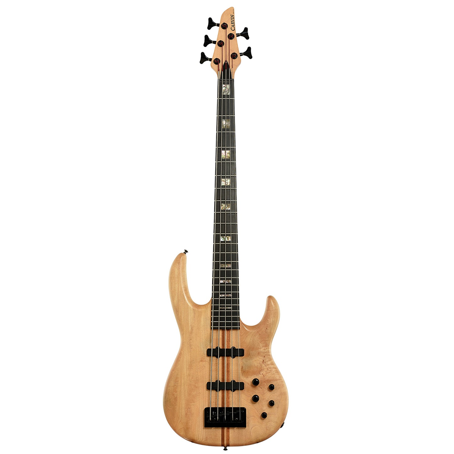 Full front of Carvin LB-75  5-String Electric Bass 