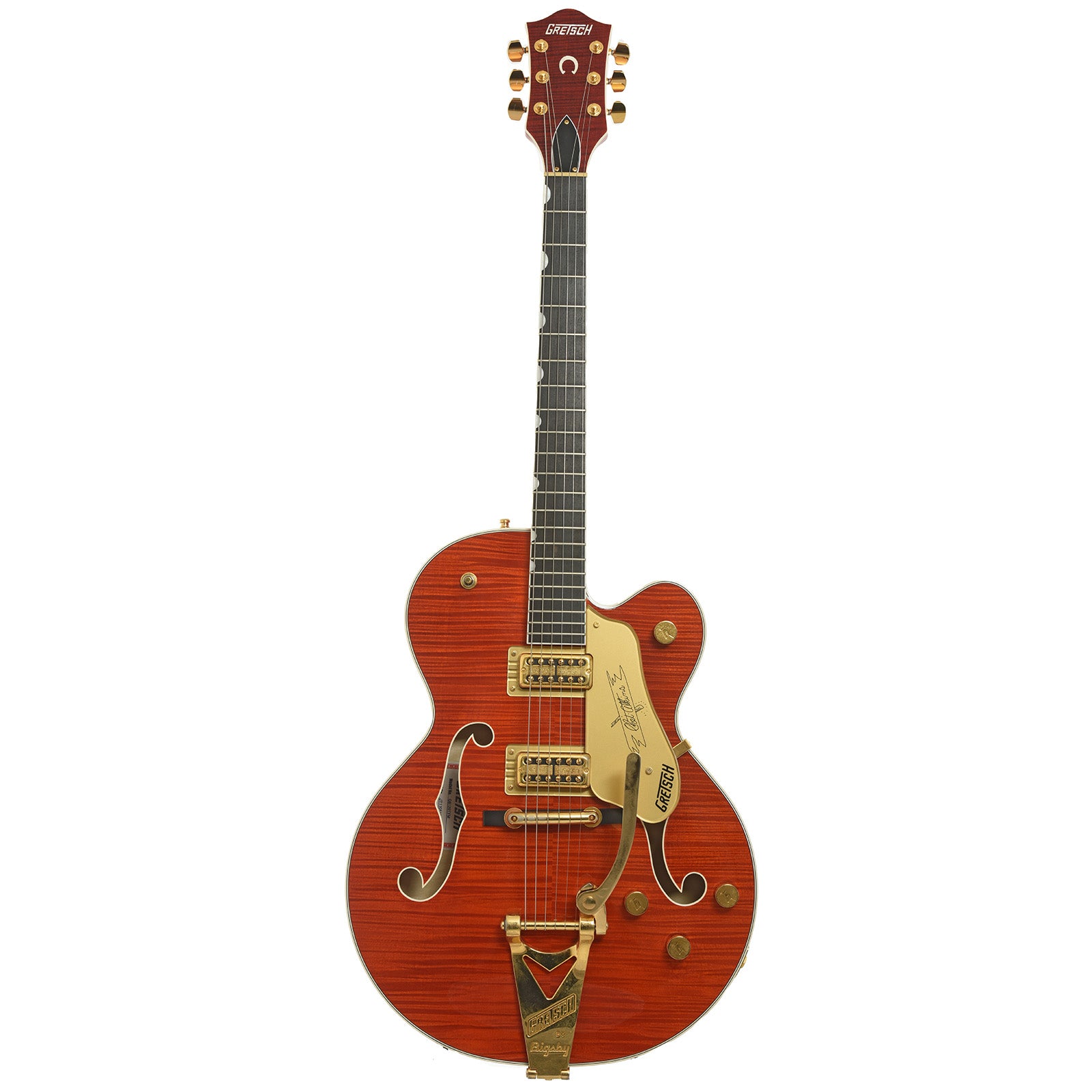 Full front of Gretsch G6120TFM Players Edition Nashville Hollowbody Electric Guitar