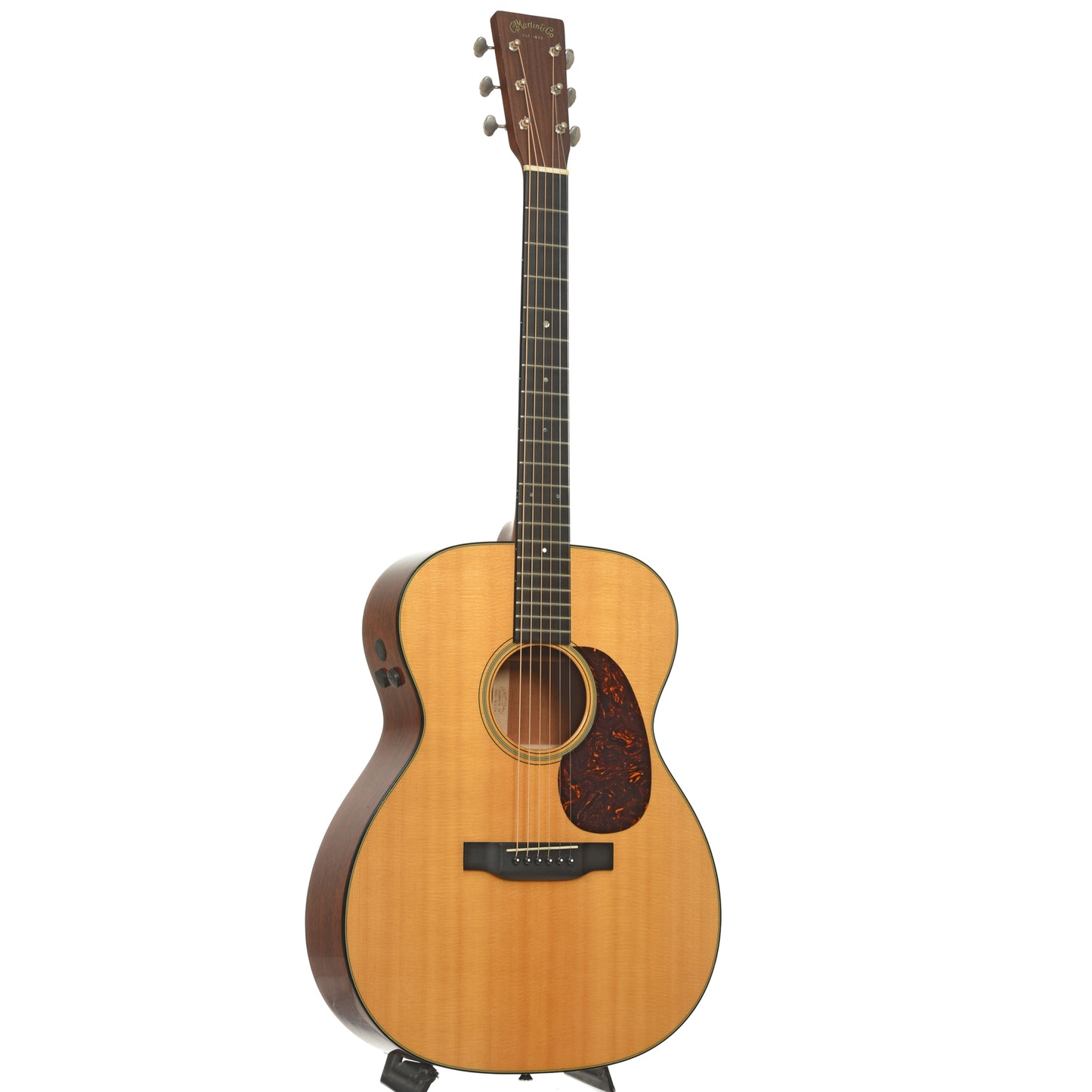 Full front and side of Martin 000-18E Retro 