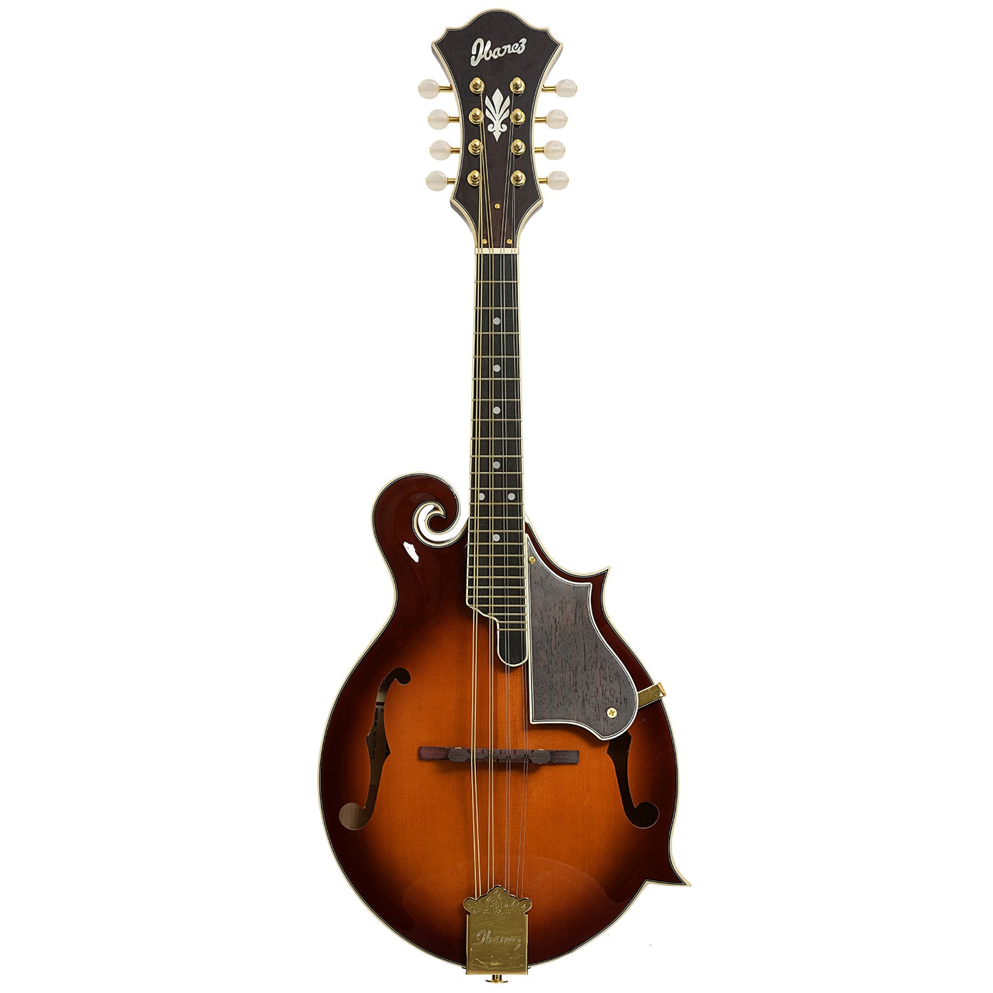 Full front of Ibanez M700S F-Style Mandolin, Antique Violin Sunburst