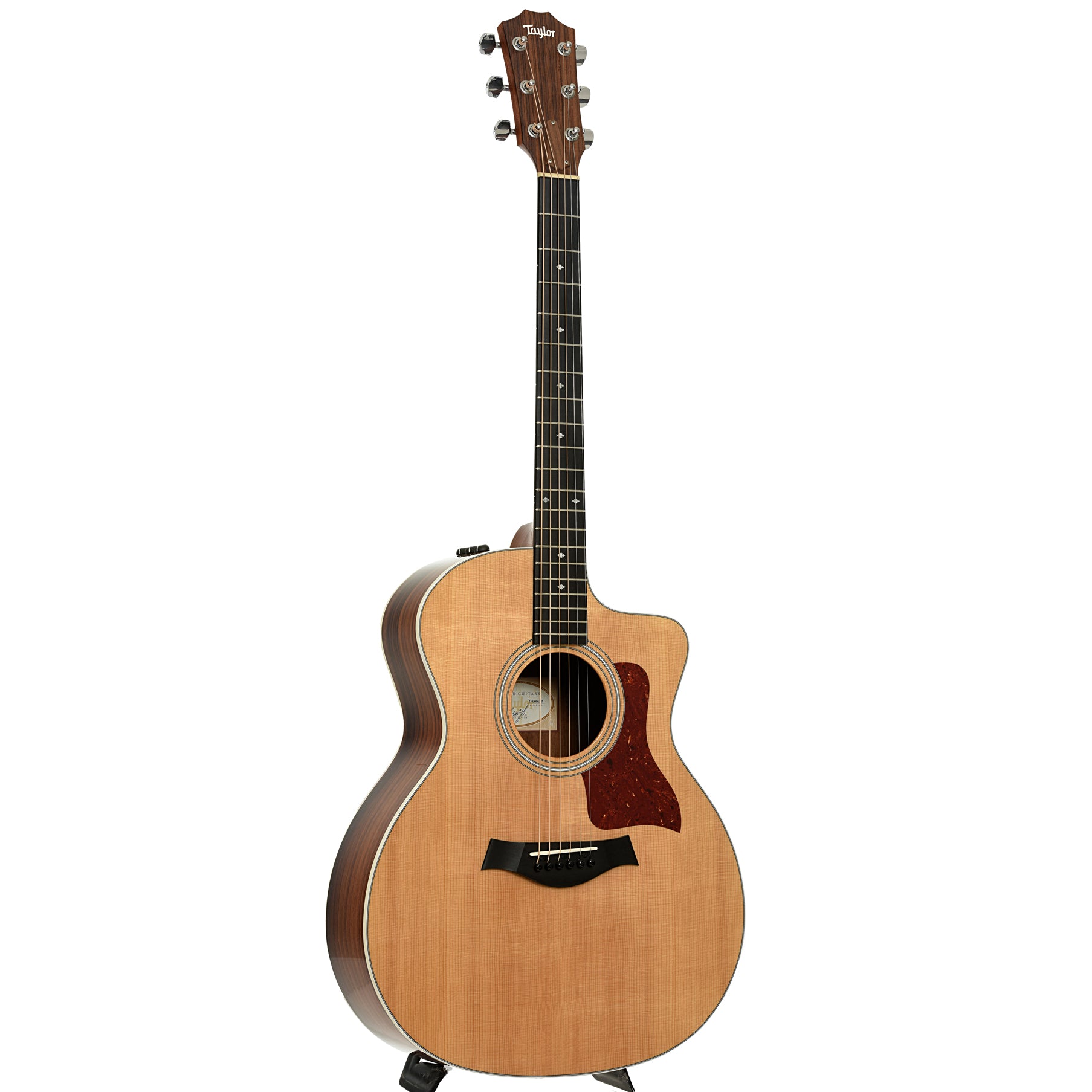 Front of Taylor 214ce Deluxe Acoustic Electric Guitar