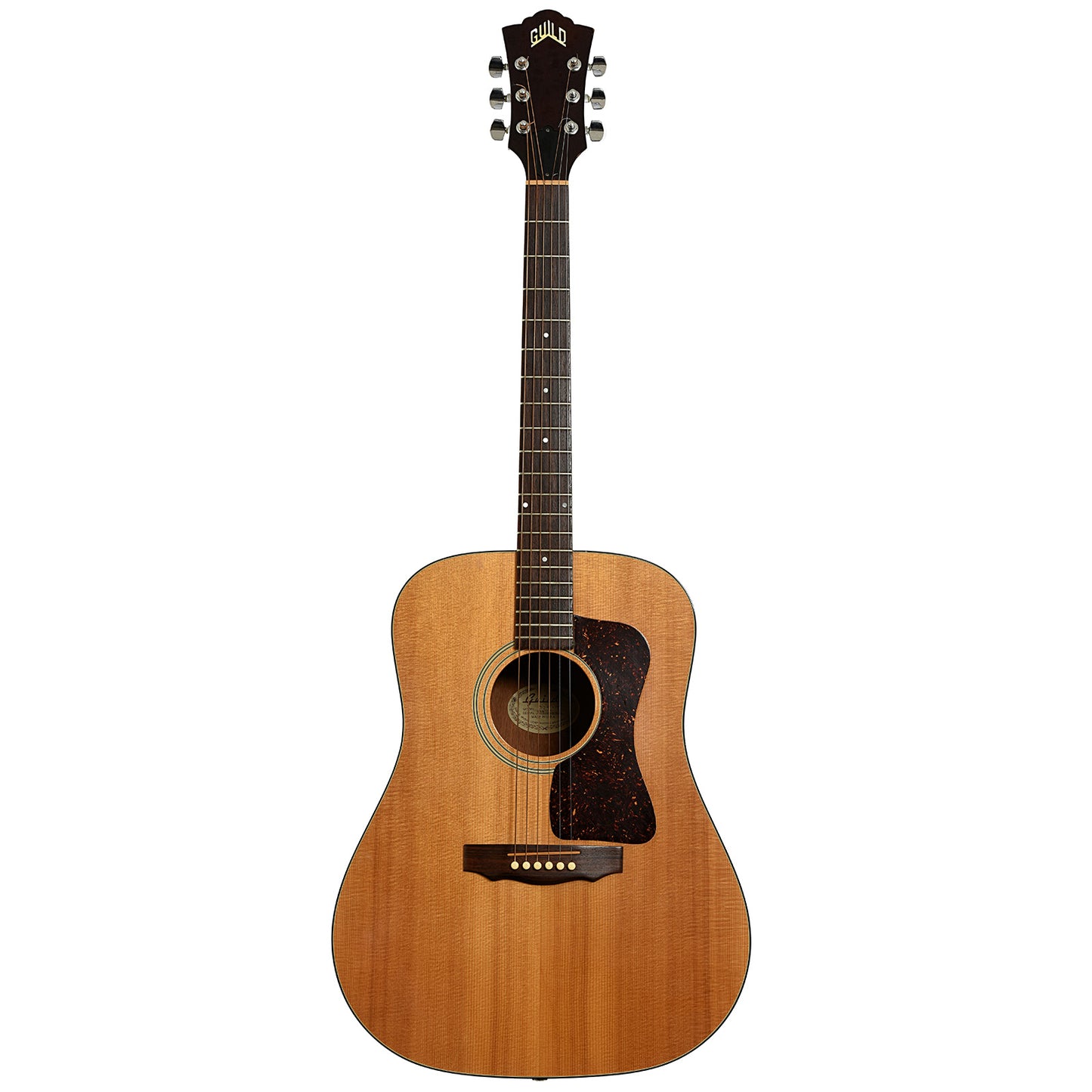 Full front of Guild D25 NT Acoustic Guitar 
