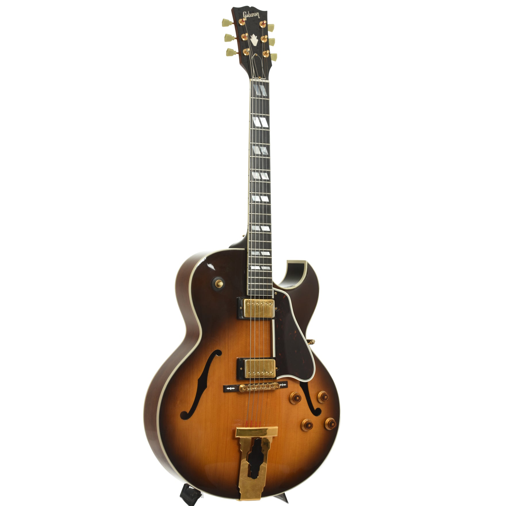 Full front and side of Gibson L-4 CES Hollowbody Electric Guitar 