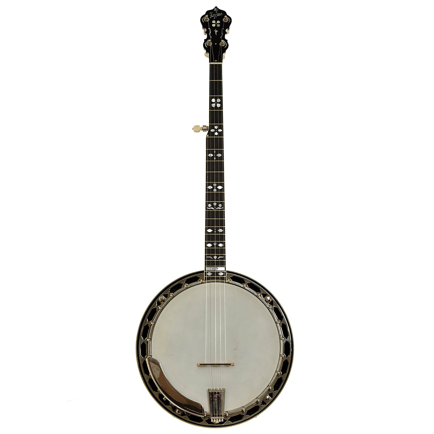 Full front of DP Hopkins Janice Martin Resonator Banjo