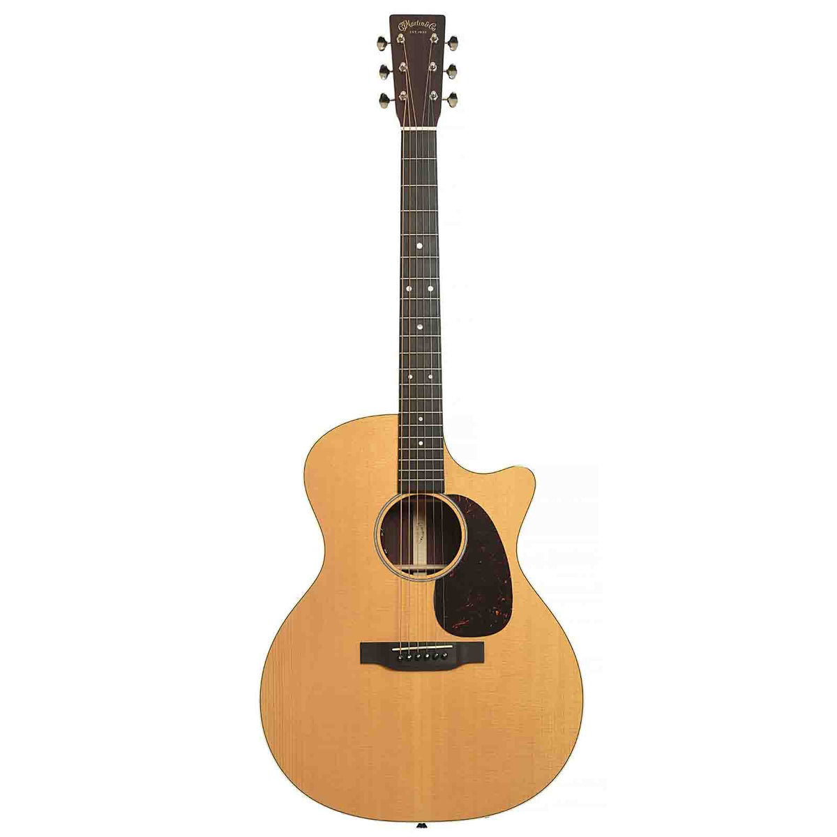 Full Front of Martin GPC-16E Acoustic Guitar & Gigbag