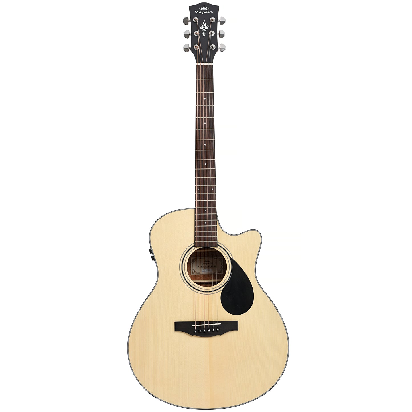 Full front of Kepma K3 Series GA3-130A Acoustic-Electric Guitar (recent)