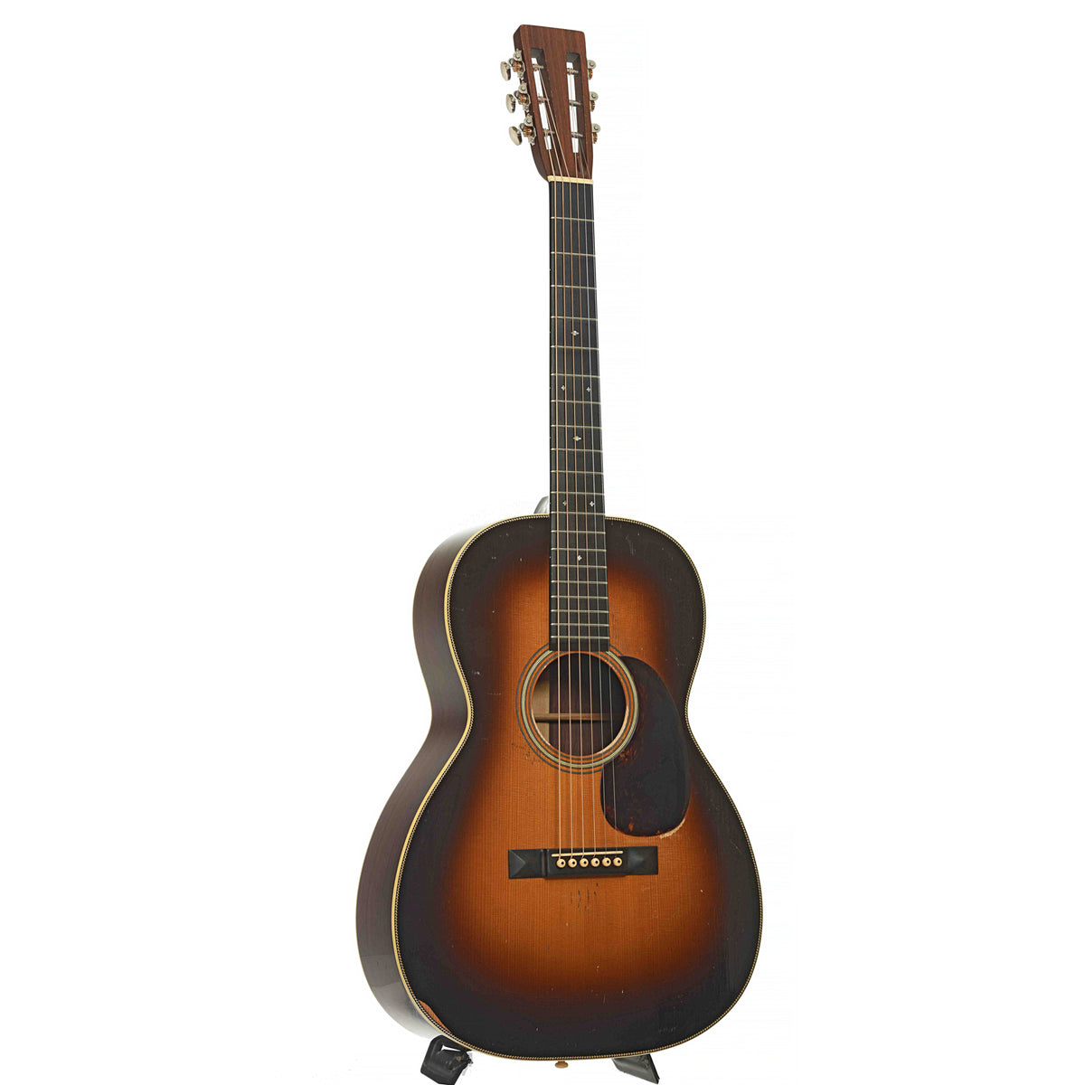 Pre-War Guitars Co. Herringbone 000 12-Fret Acoustic Guitar & Case, Level 2 Shade Top