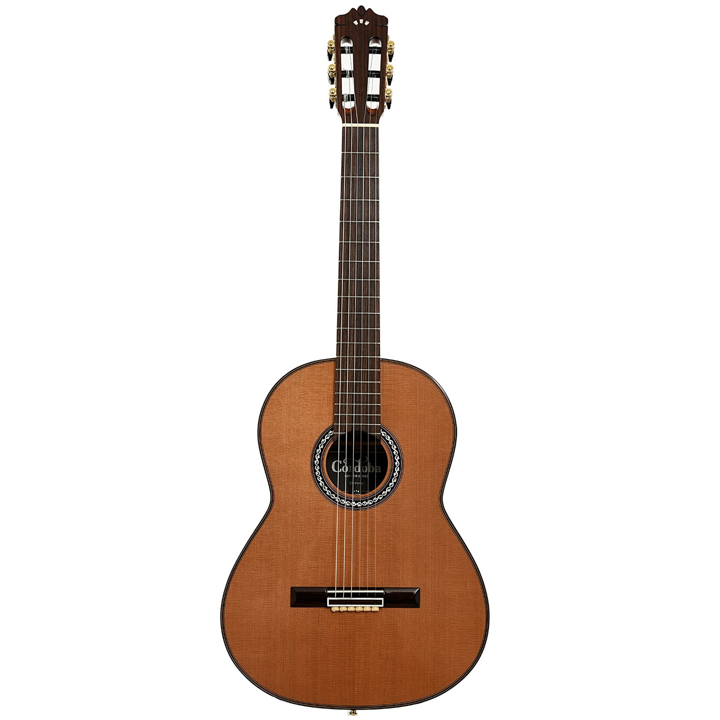 Full front of Cordoba C9 Parlor 7/8 Size Classical Guitar 