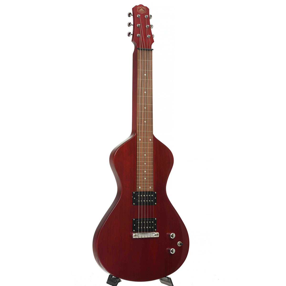 Full front and side of Asher Electro Hawaiian Junior