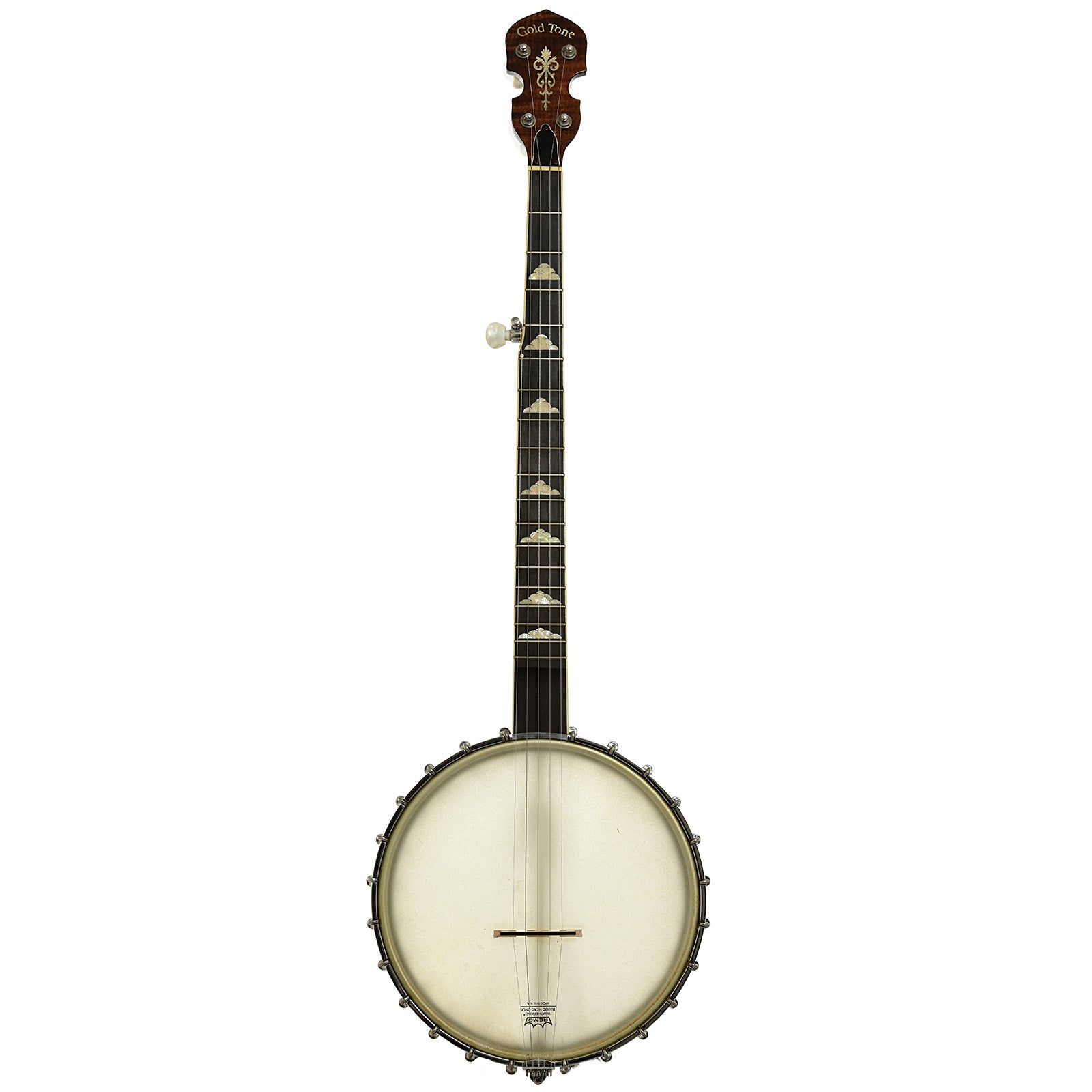 Full front of Gold Tone WL-250 Whyte Laydie Open Back Banjo